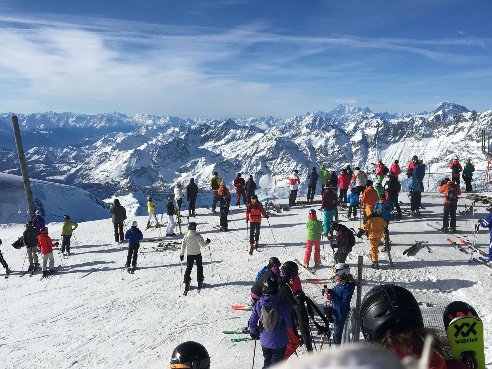 Apple iPhone 6s sample photo. Crowds, alpine, colours photography