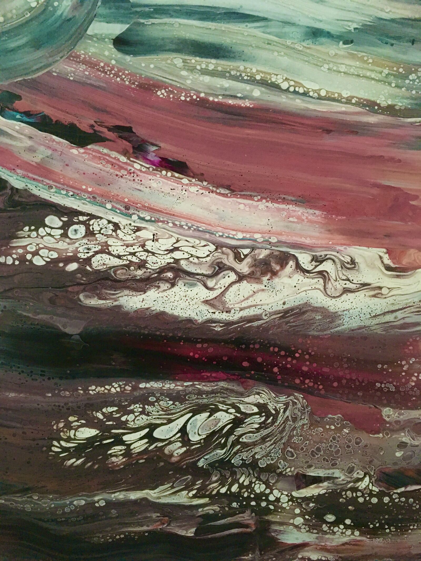 iPhone SE back camera 4.15mm f/2.2 sample photo. Acrylic, painting, abstract photography