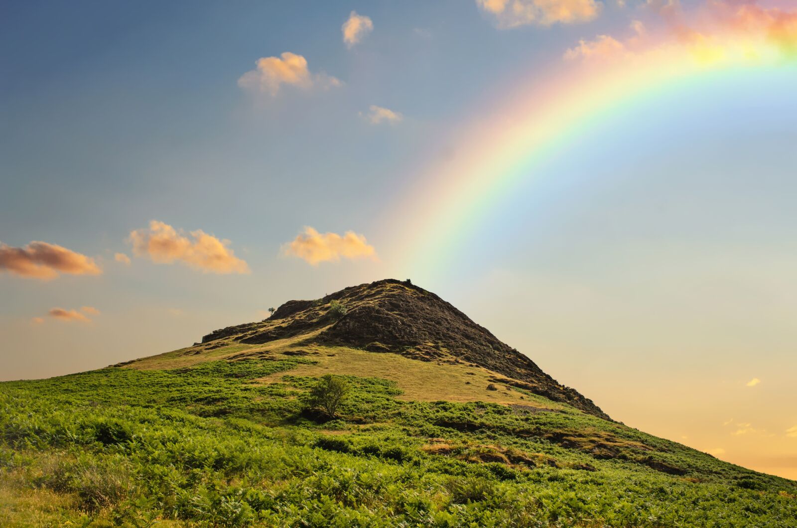 Nikon D5100 sample photo. Rainbow, landscape, sky photography