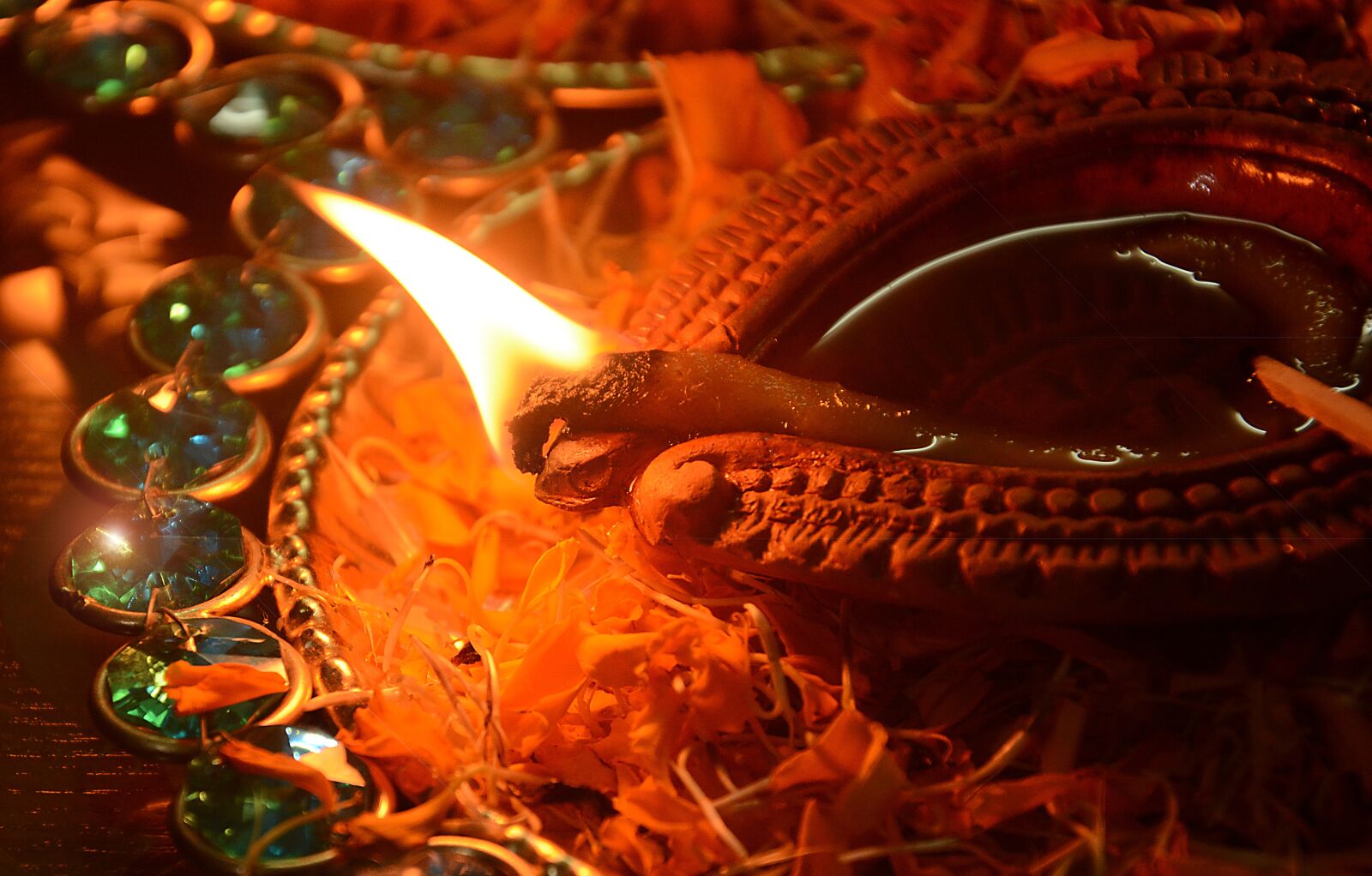 Nikon D7100 sample photo. Diwali, diya, deepavali photography