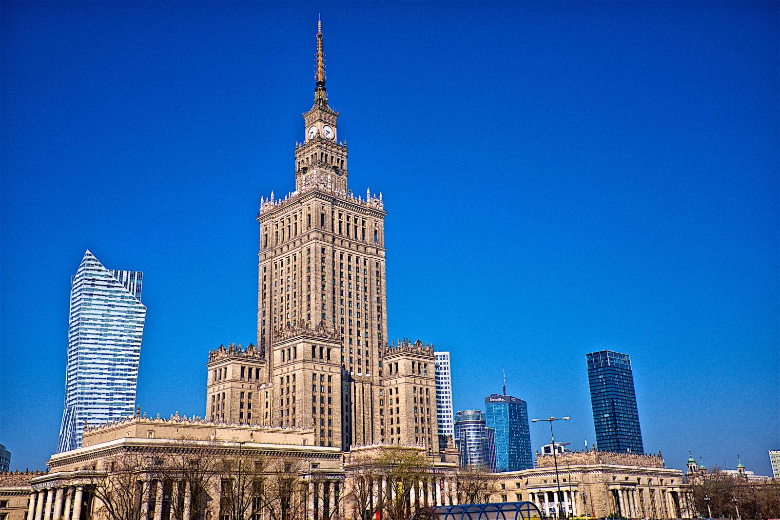 Fujifilm X100T sample photo. Warsaw, building, architecture photography
