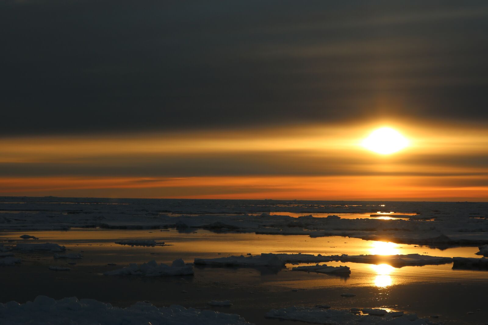 Canon EOS 750D (EOS Rebel T6i / EOS Kiss X8i) sample photo. Golden, sunset, antarctica photography