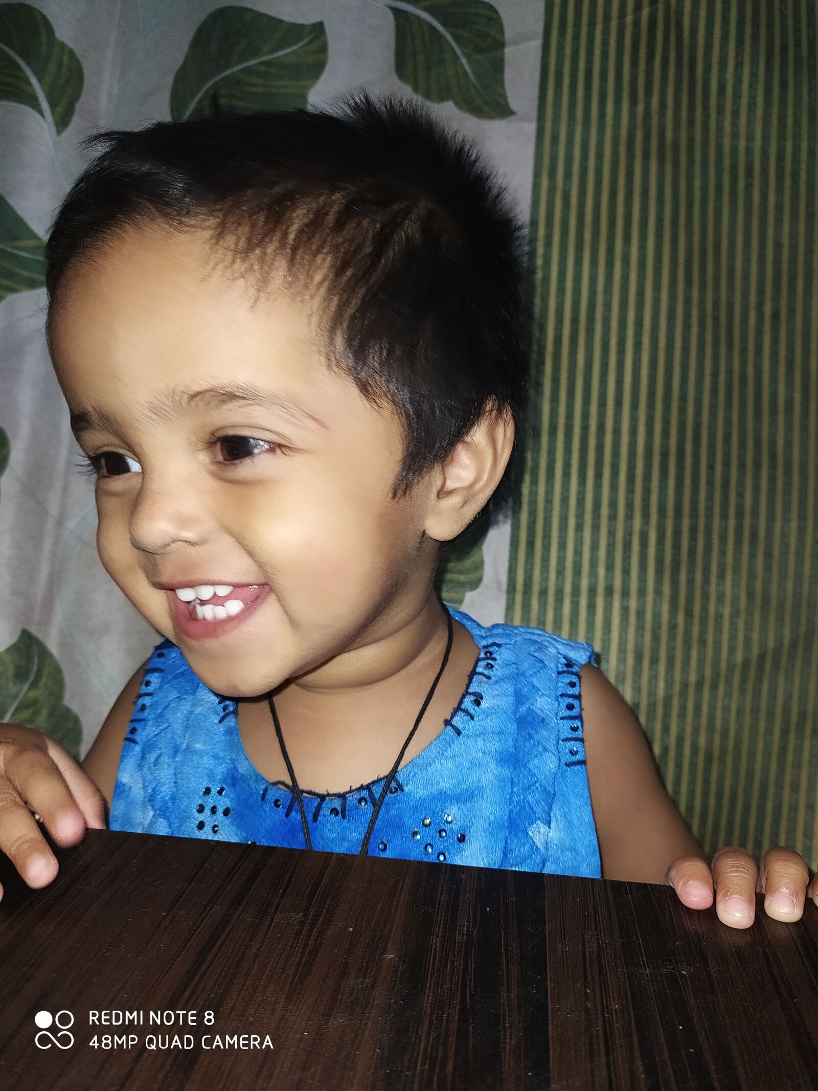 Xiaomi Redmi Note 8 sample photo. Magical smile, cute little photography
