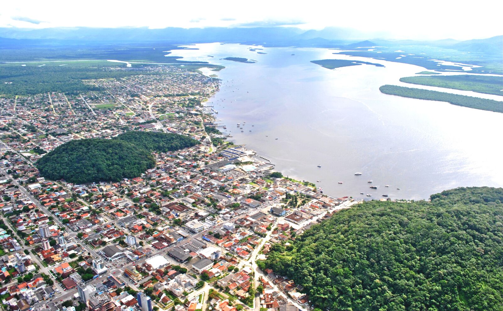 Nikon D3000 sample photo. Vista, bay, guaratuba photography