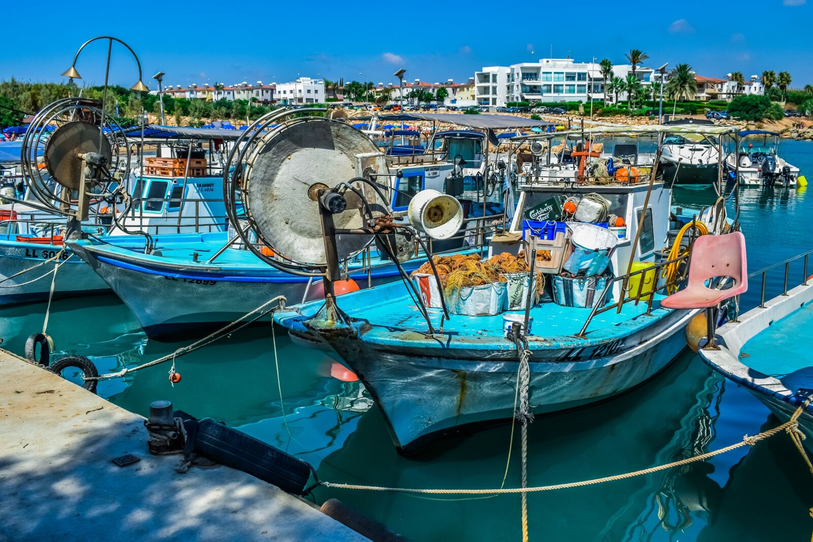 Nikon D3300 sample photo. Fishing harbor, boat, scenery photography