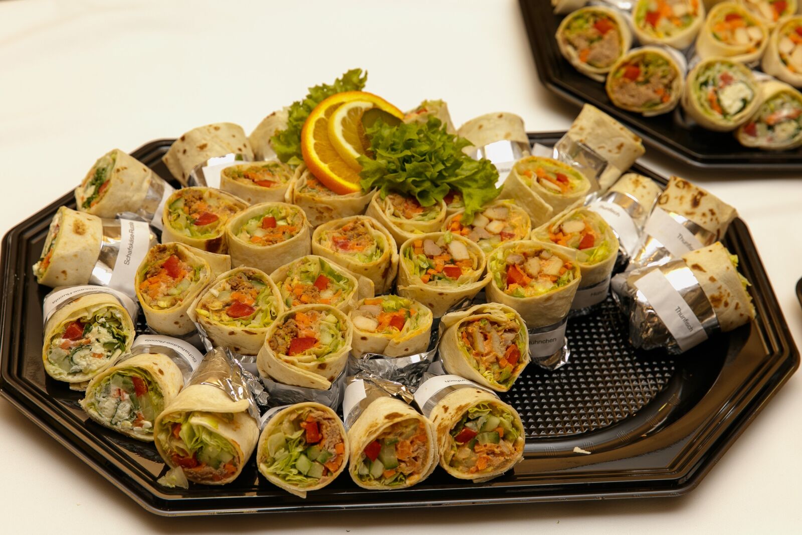 Canon EF 24-70mm F2.8L II USM sample photo. Party, finger food, chunks photography