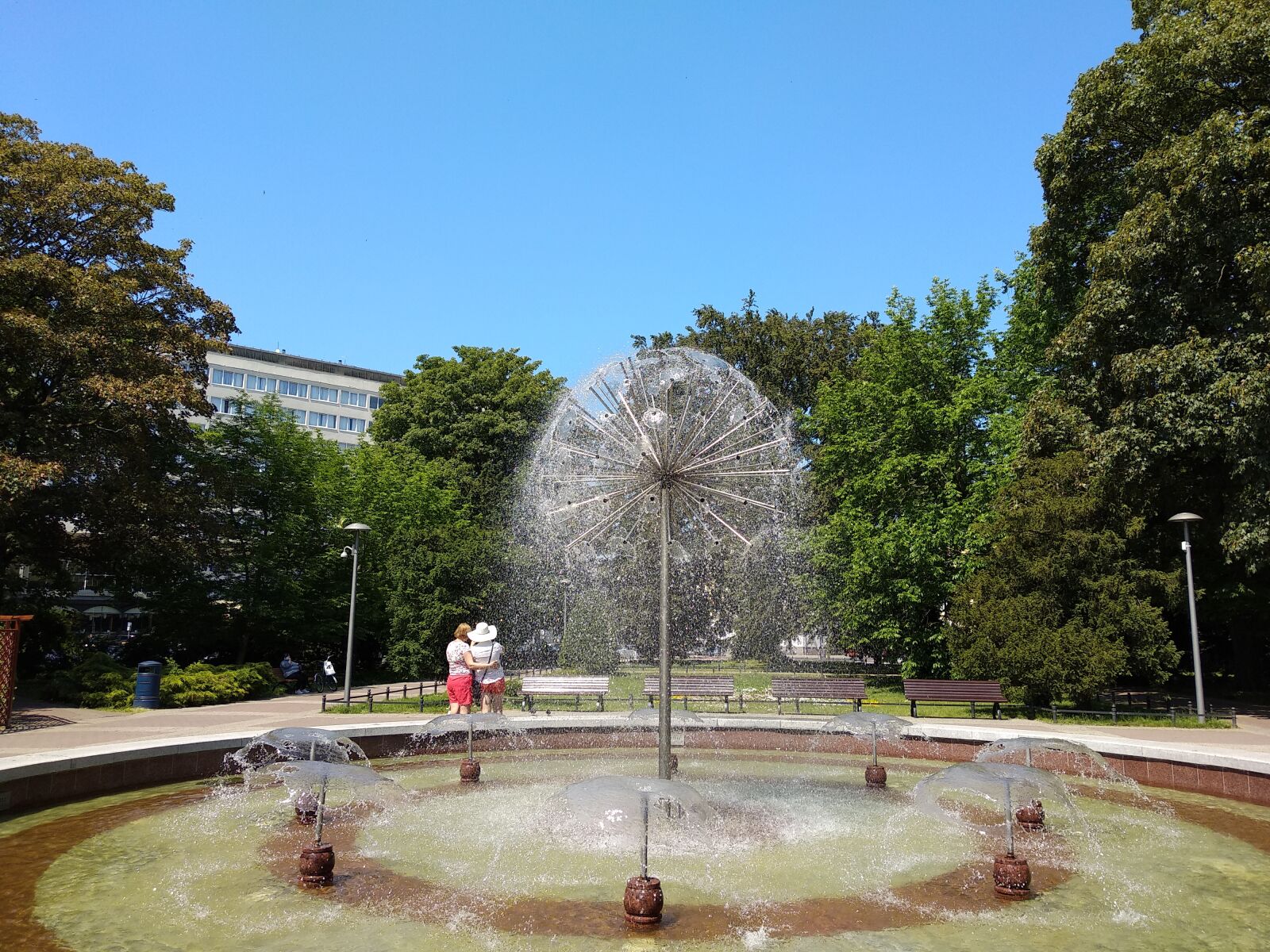 Xiaomi Mi A1 sample photo. Fountain, kolberg, polen photography