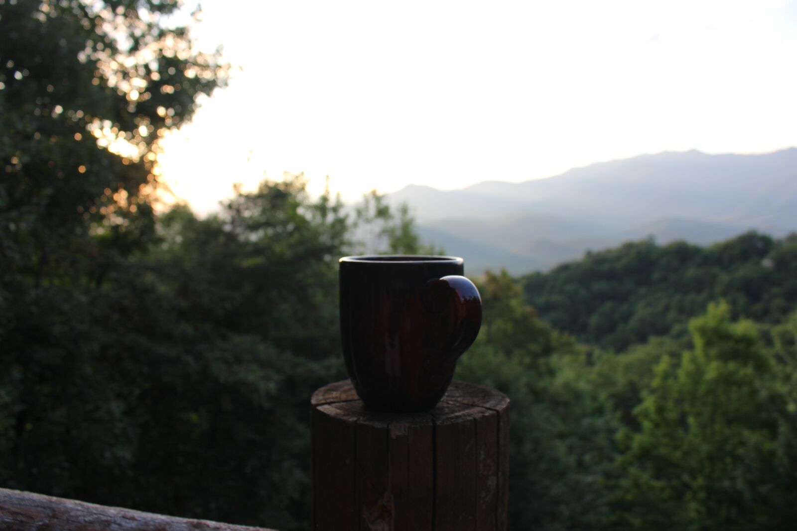 Canon EOS 100D (EOS Rebel SL1 / EOS Kiss X7) sample photo. Mountains, coffee, sunrise photography