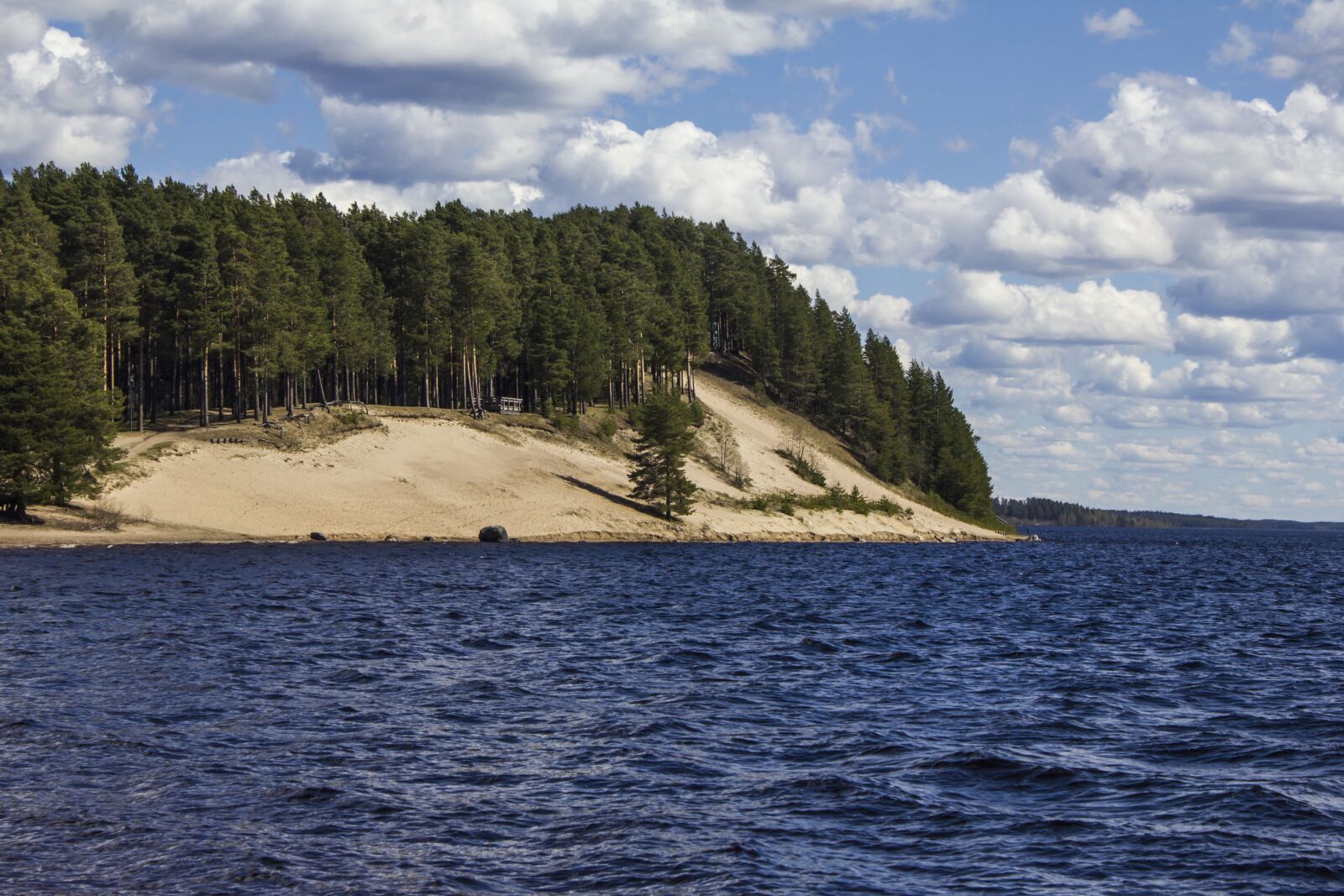 Canon EF-S 18-55mm F3.5-5.6 IS sample photo. Beach, clouds, finland, lake photography