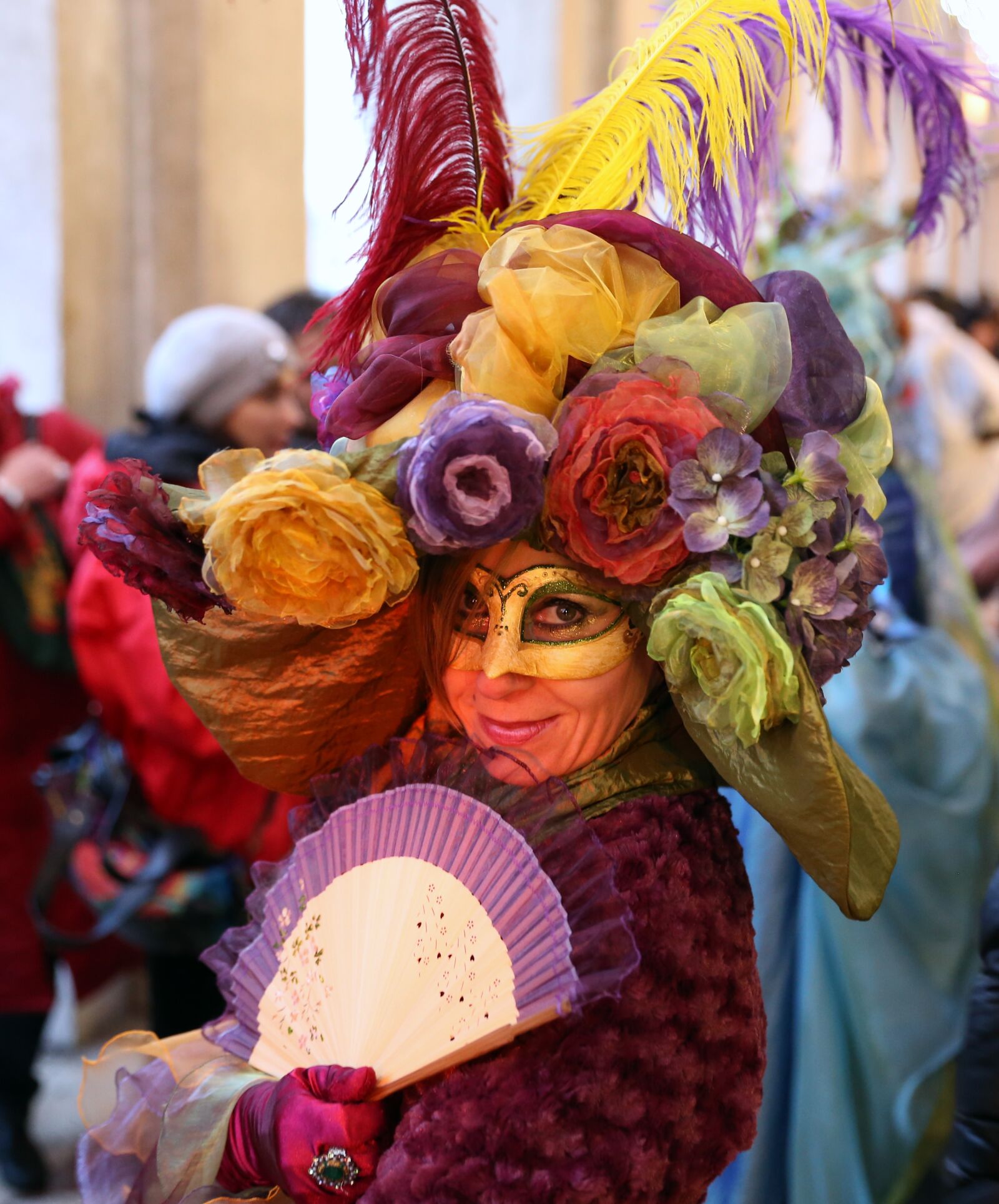 Canon EF 24-70mm F2.8L II USM sample photo. Venice, mask, carnival photography