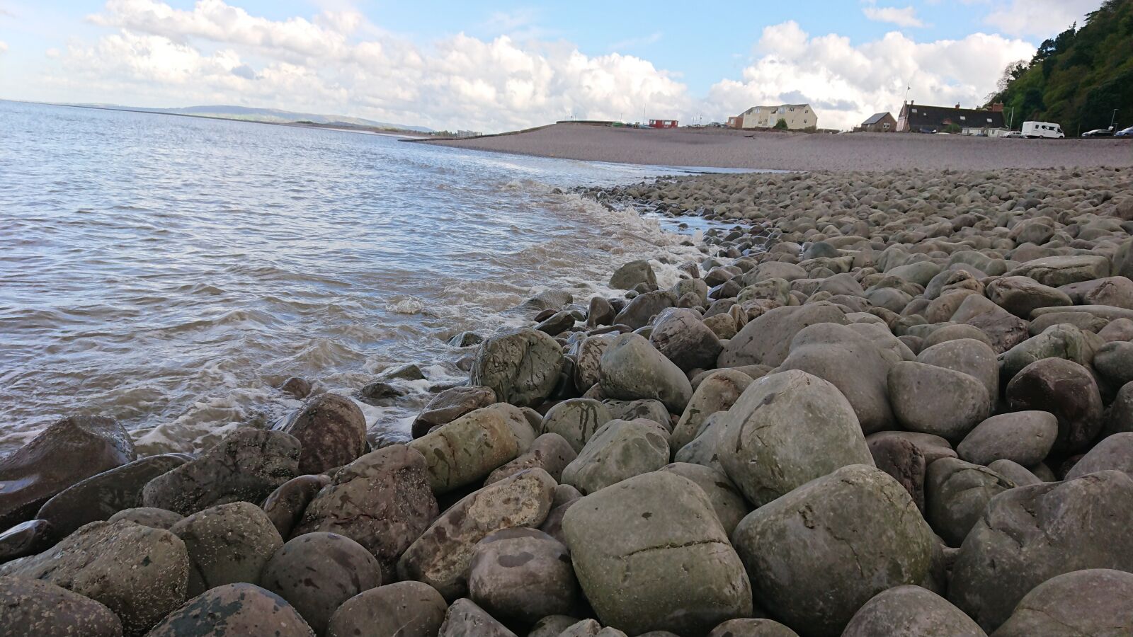 Sony Xperia XZ1 Compact sample photo. Pebbles, beach, shore photography