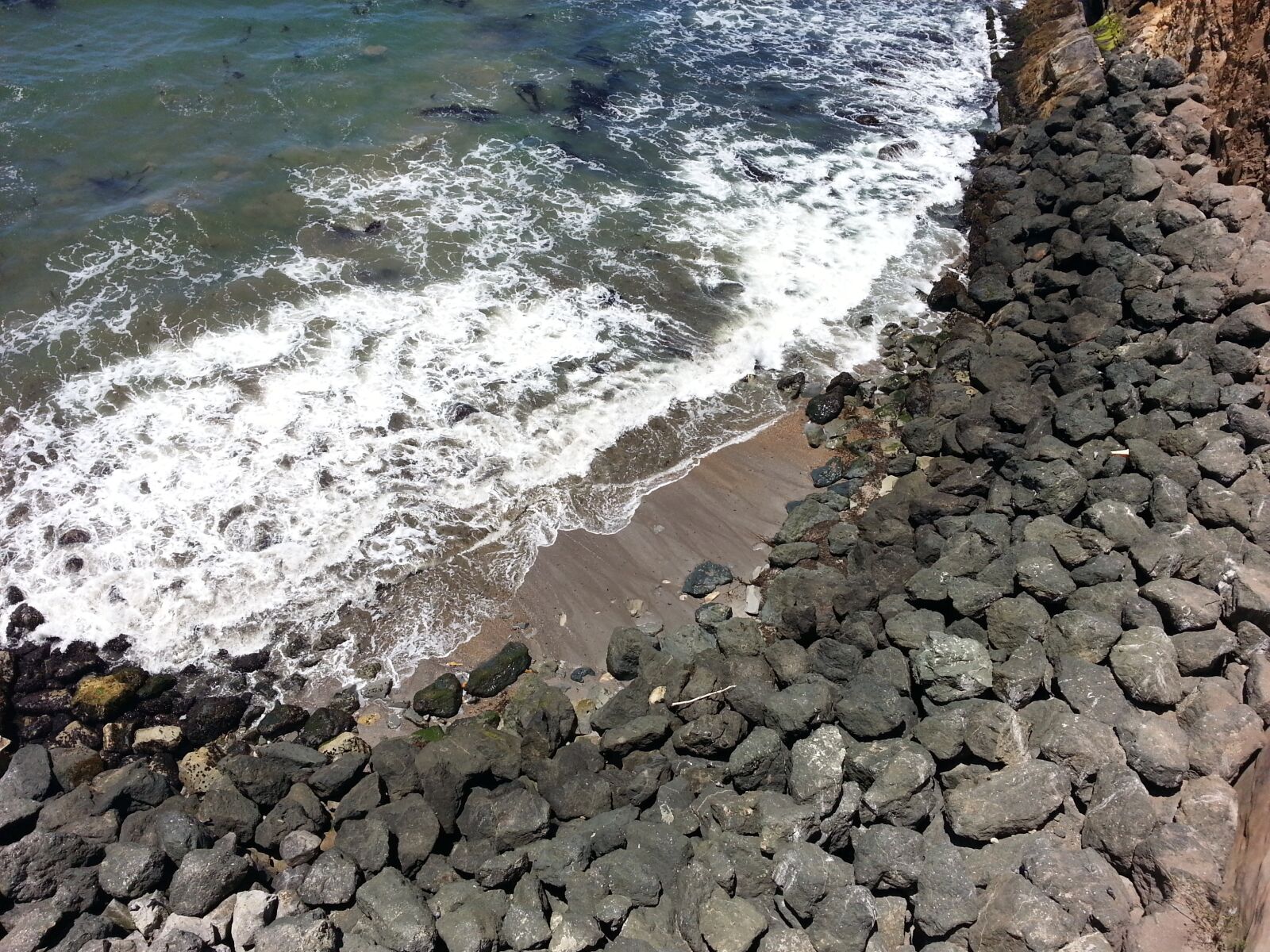 Samsung Galaxy Note2 sample photo. Sea, bay, rock photography