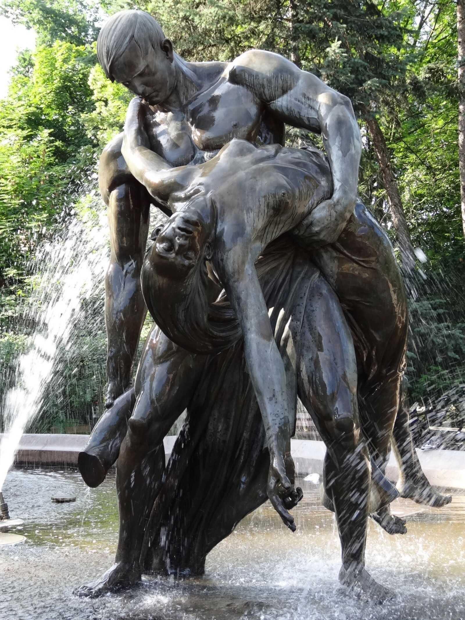 Sony Cyber-shot DSC-HX20V sample photo. Fontanna ptop, bydgoszcz, fountain photography