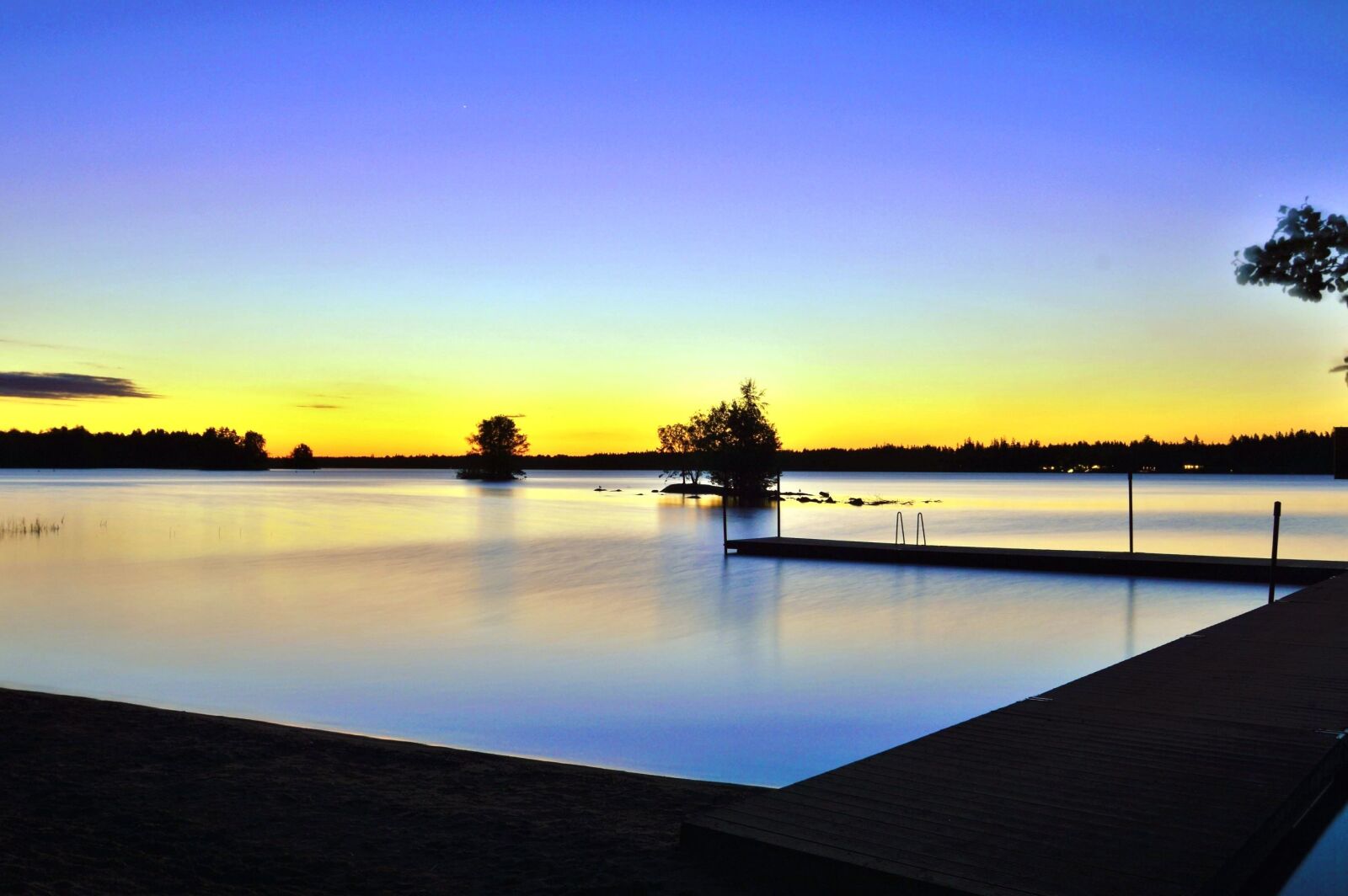 Nikon D3200 sample photo. Sky, sun, water, river photography