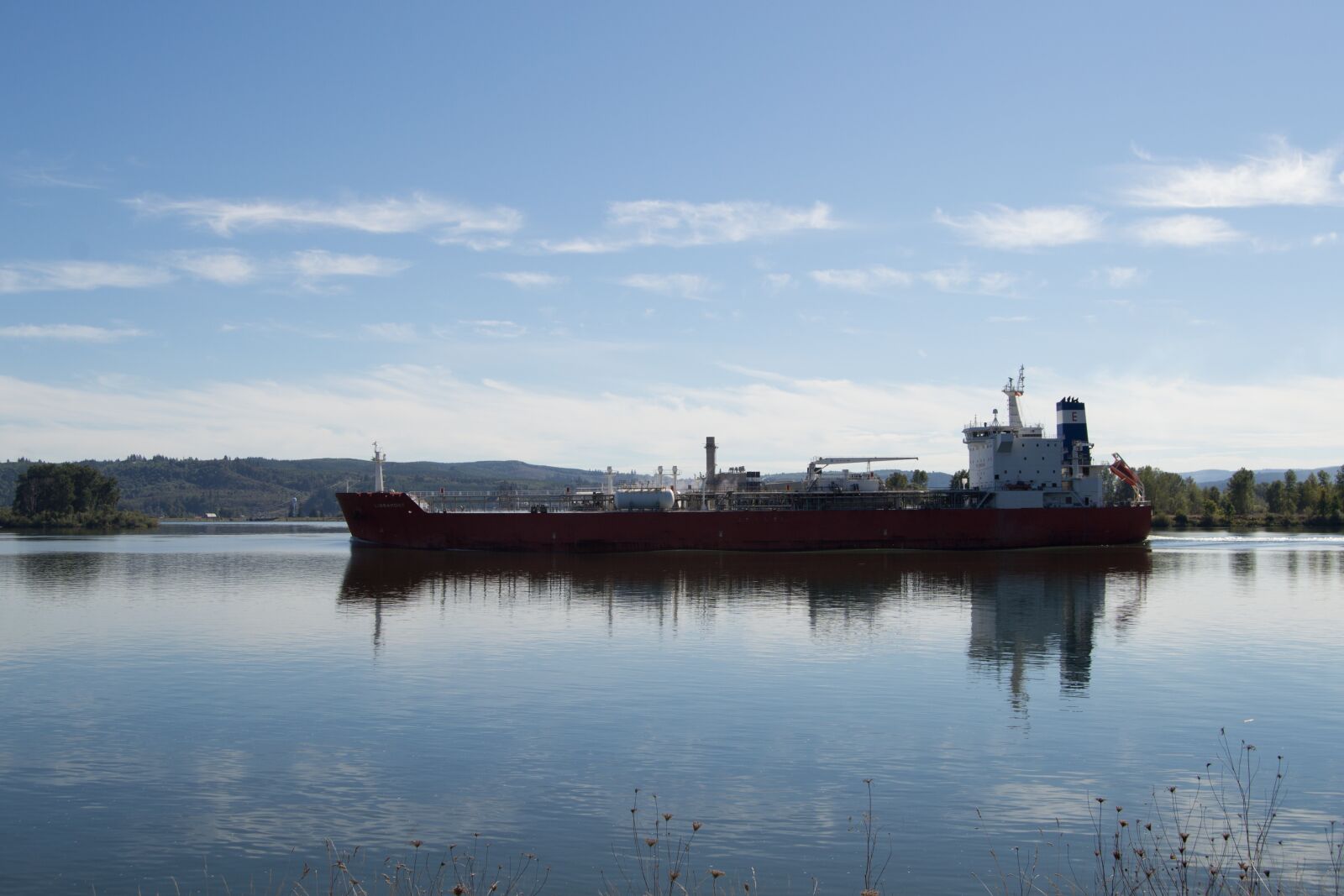 Nikon D3100 sample photo. River, ship, shipping photography