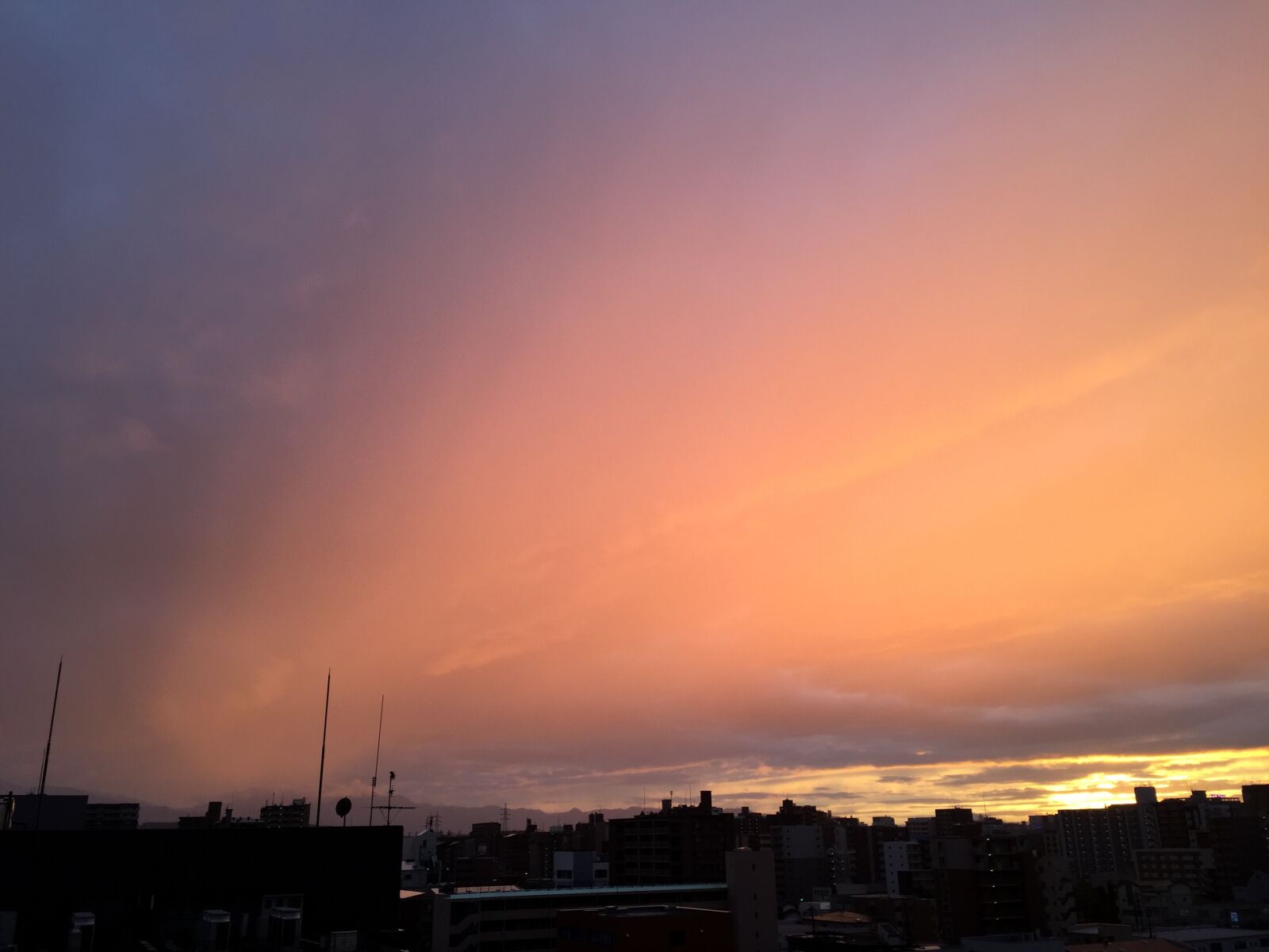 Apple iPhone 6 sample photo. Sunset, change of seasons photography