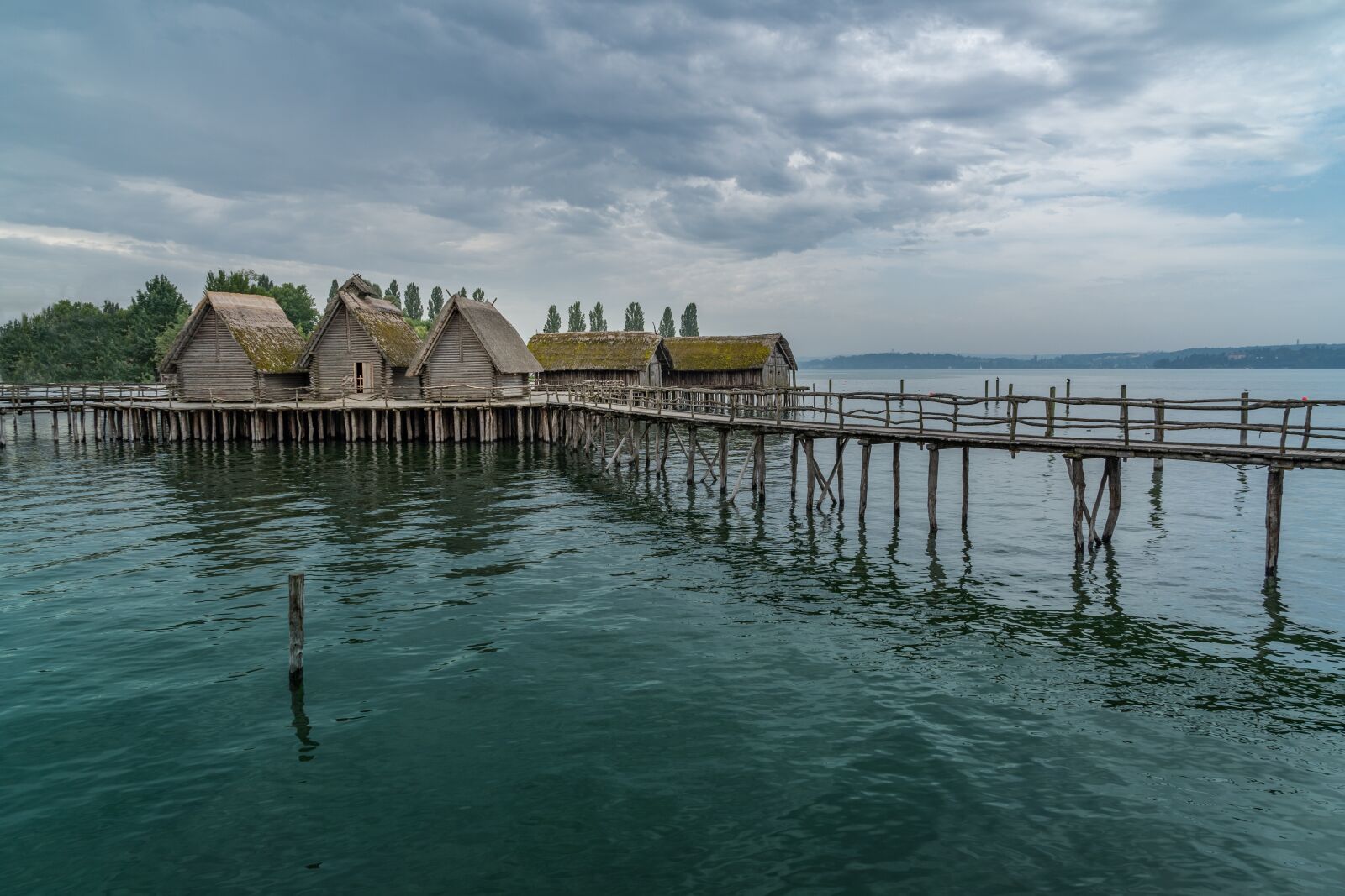 Sony a6500 + Sony Vario-Tessar T* E 16-70mm F4 ZA OSS sample photo. Stilt houses, lake constance photography