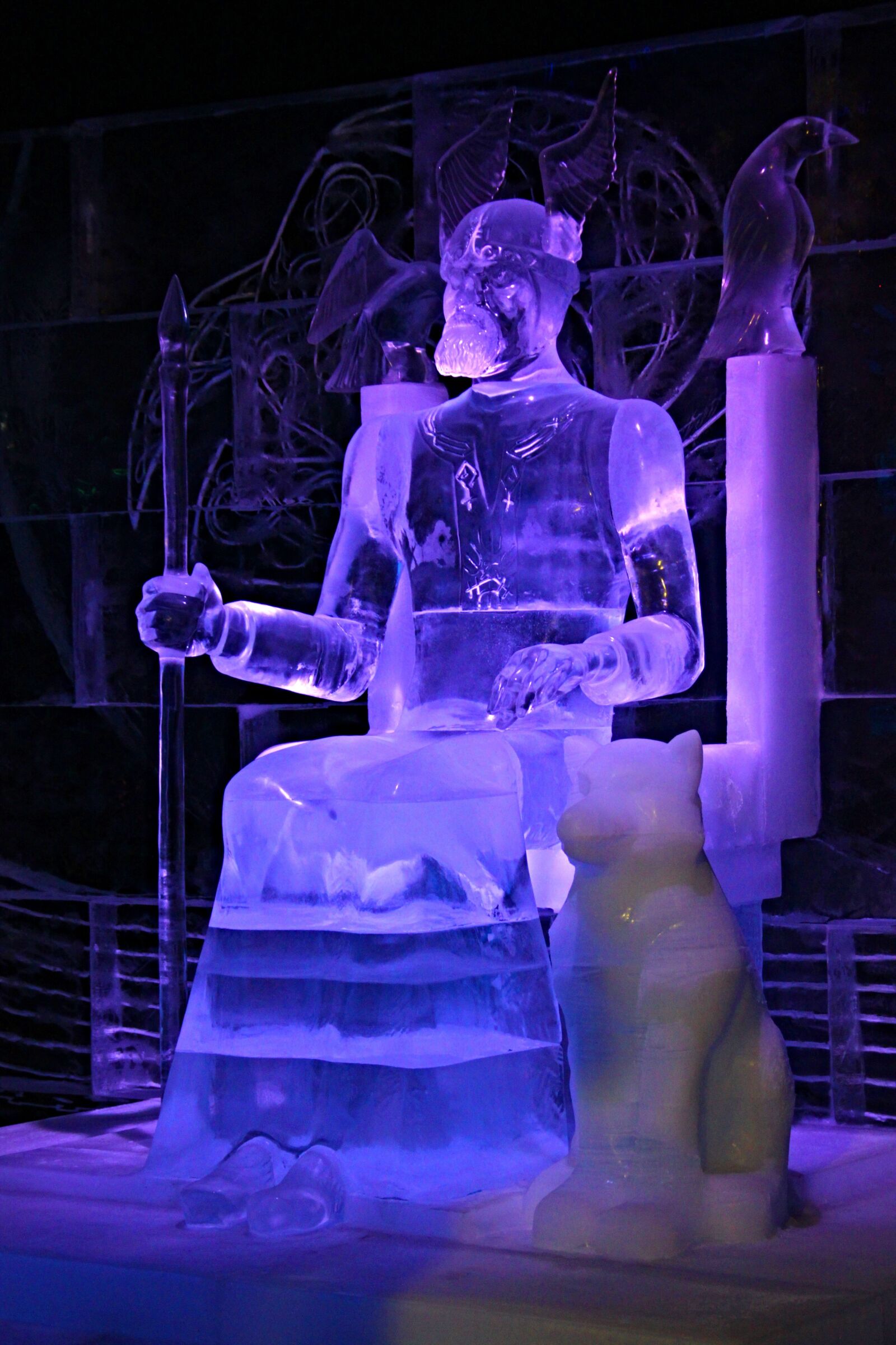 Canon EOS 500D (EOS Rebel T1i / EOS Kiss X3) sample photo. Ice sculpture, art, ice photography