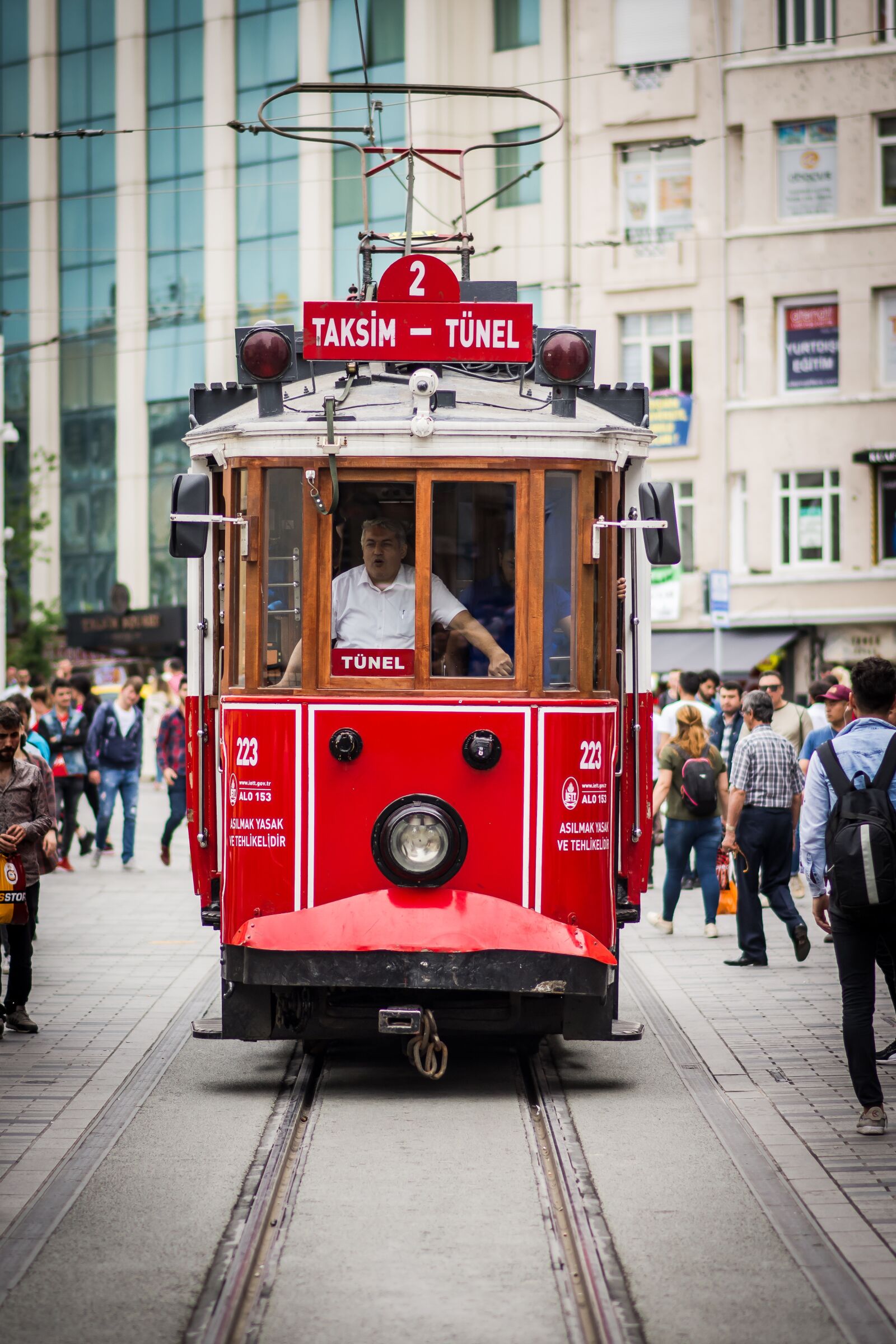 Nikon D7200 sample photo. Tram, taksim square, city photography