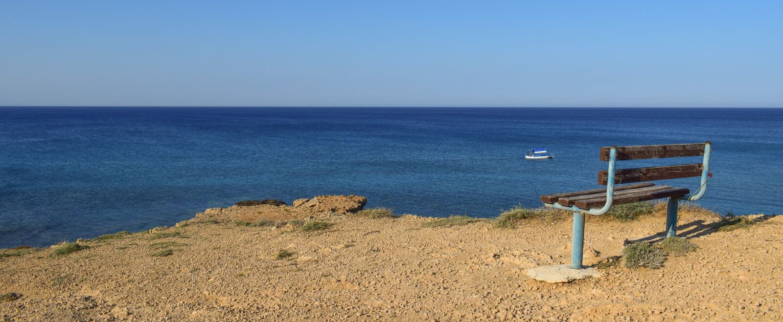 Nikon D3300 sample photo. Bench, view point, sea photography