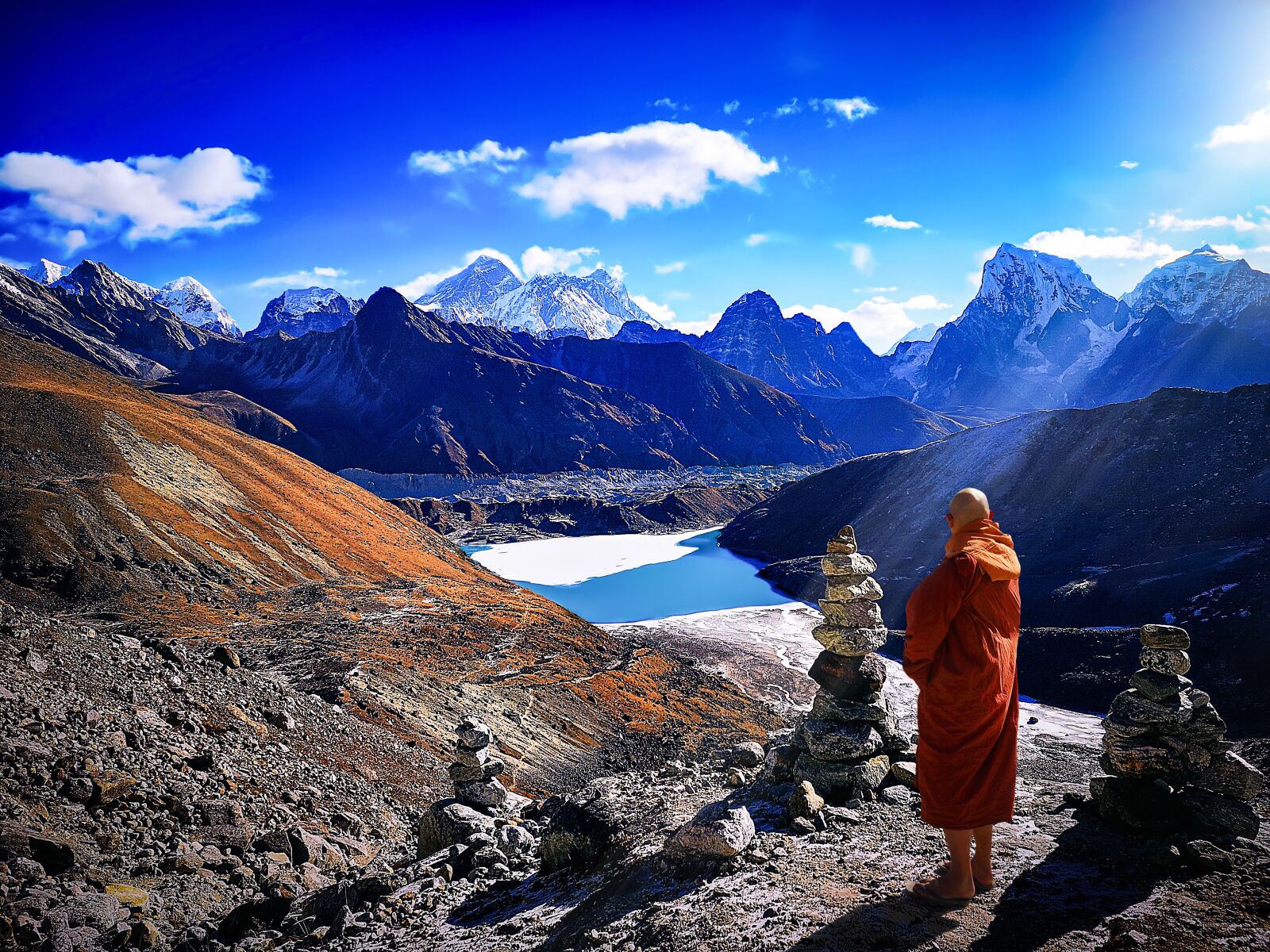 HUAWEI CLT-L29 sample photo. Everest base camp, nepal photography
