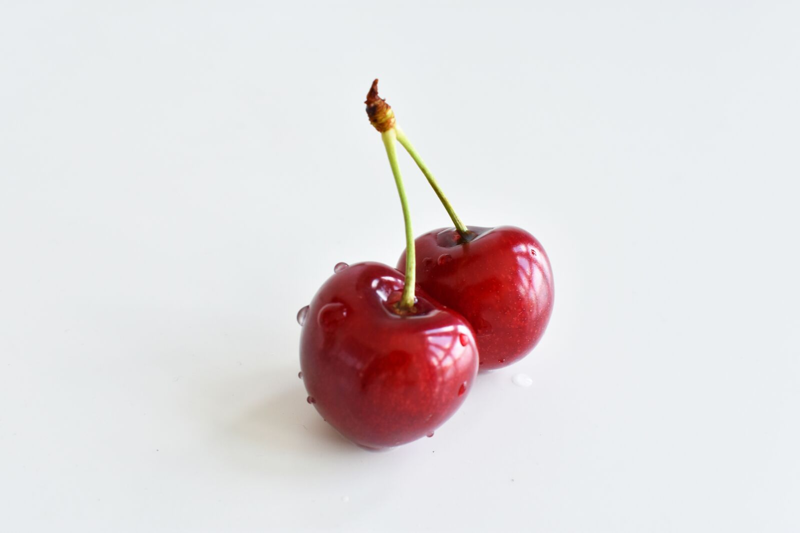 Nikon D3400 sample photo. Cherry, red, white photography