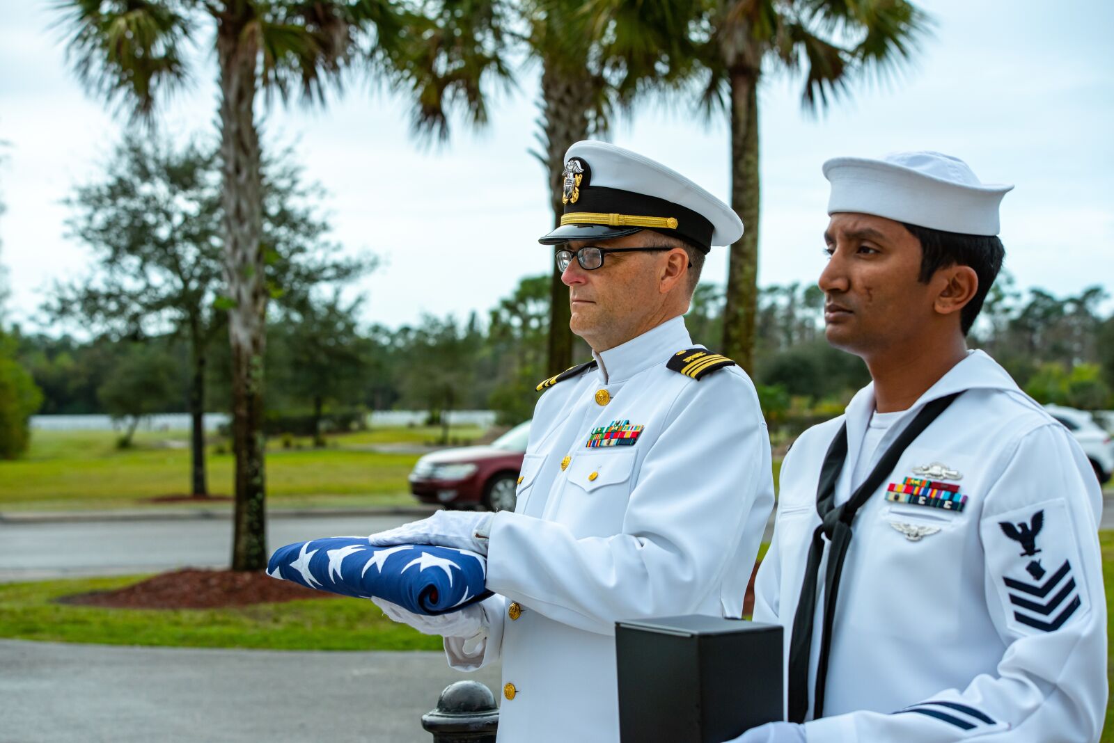 Nikon D750 sample photo. Military burial, navy burial photography