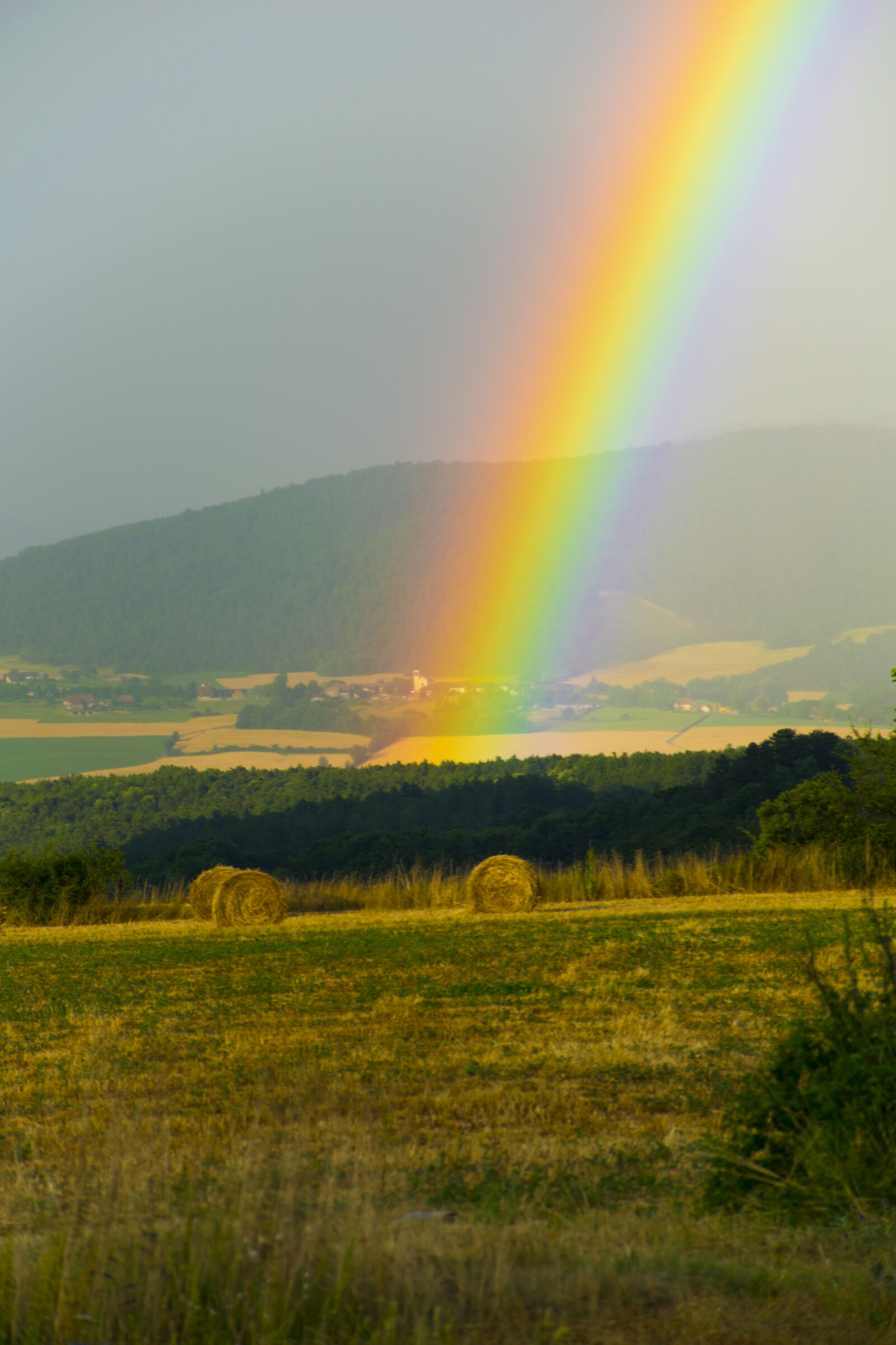 Nikon D5300 sample photo. Clelles, france, rainbow photography