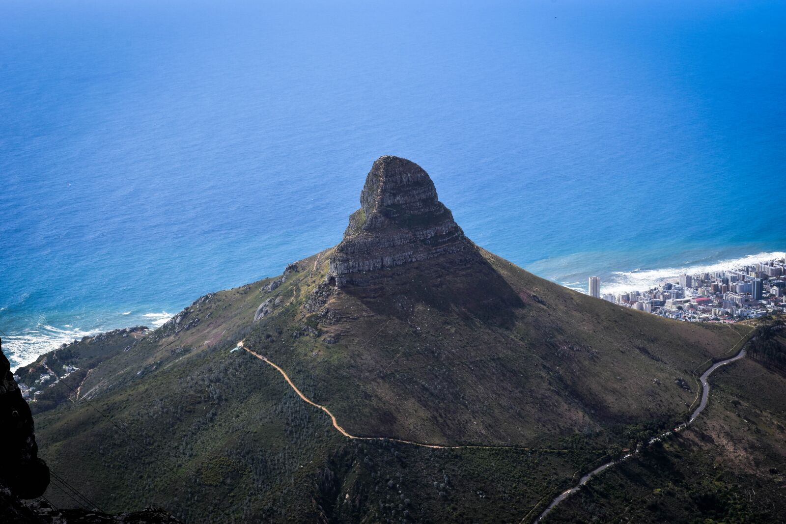 Nikon D5500 sample photo. Aerial from table mountain photography