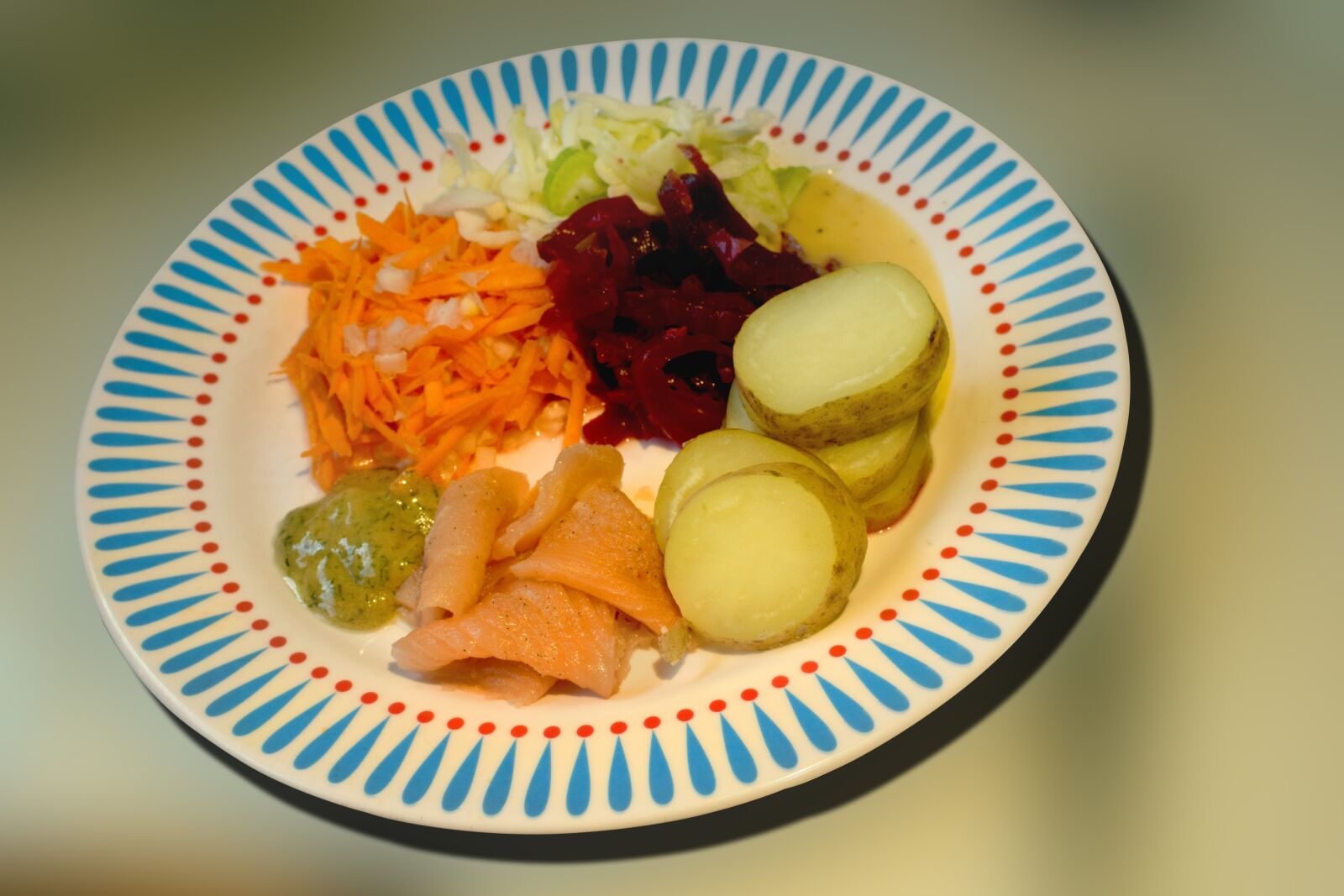 Nikon D5300 sample photo. Salmon, dinner, meal photography