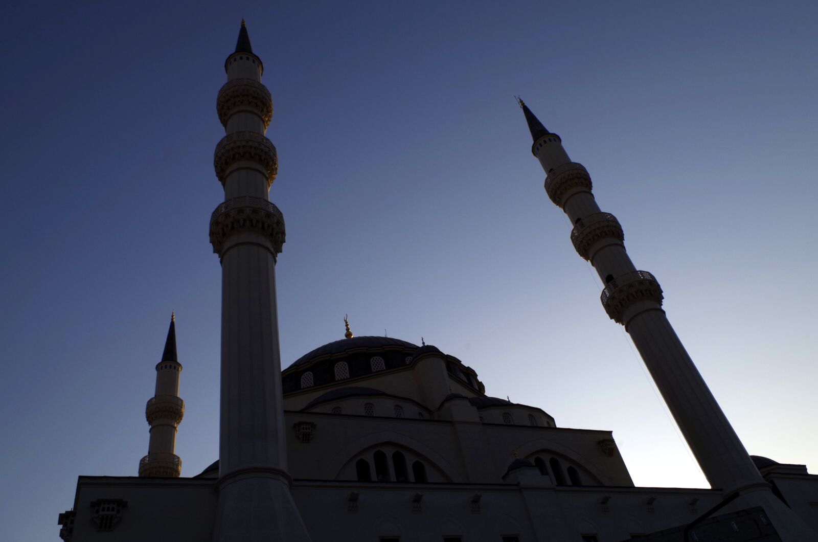 Pentax K-30 sample photo. Mosque, tirana, minaret photography