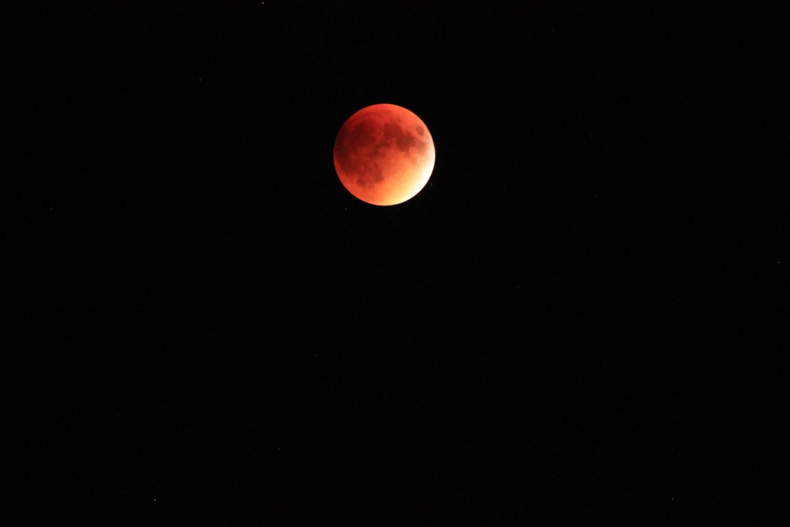 Canon EOS 550D (EOS Rebel T2i / EOS Kiss X4) sample photo. Blood moon, moon, backdrop photography