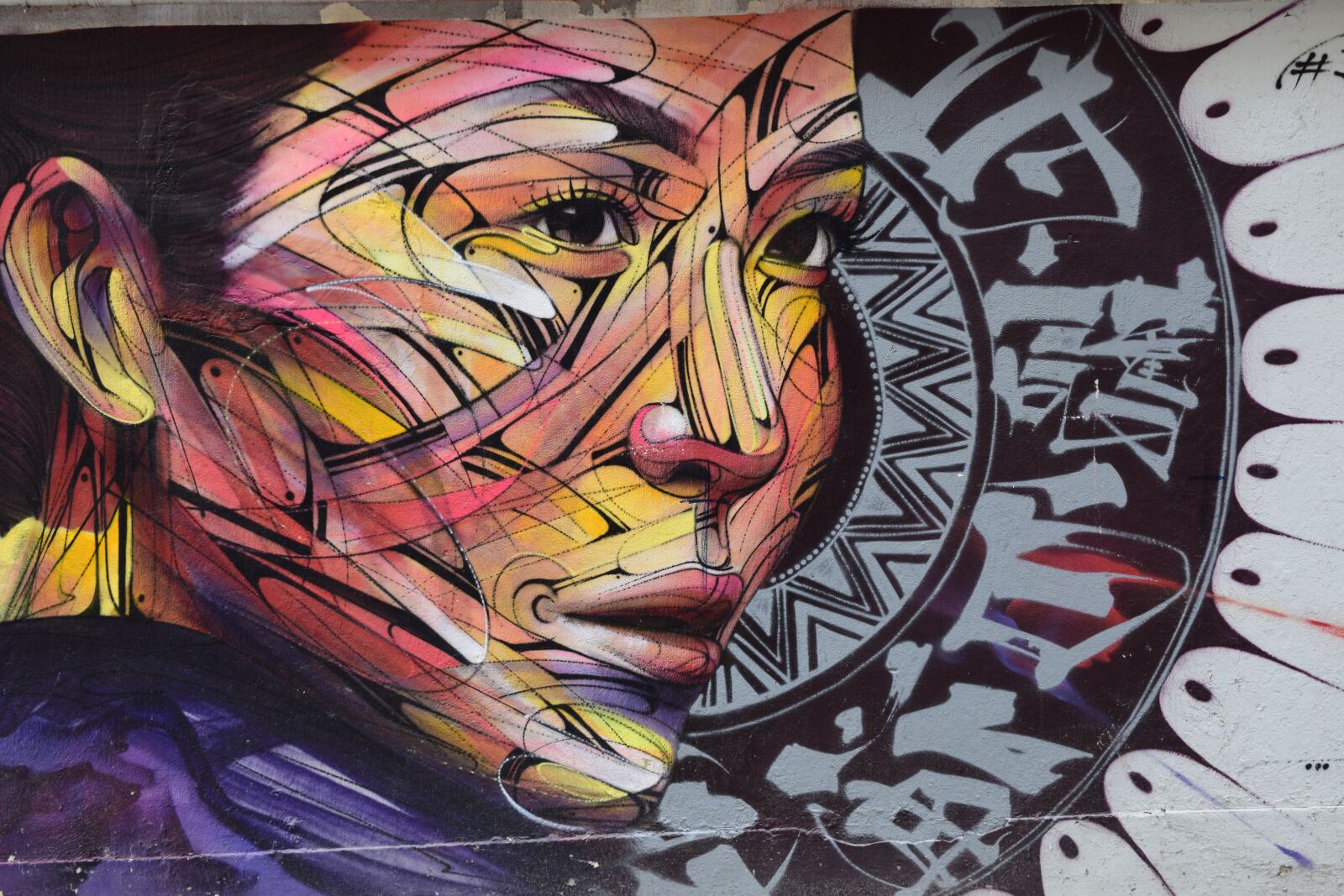 Nikon D3300 sample photo. Graffiti, face, art photography