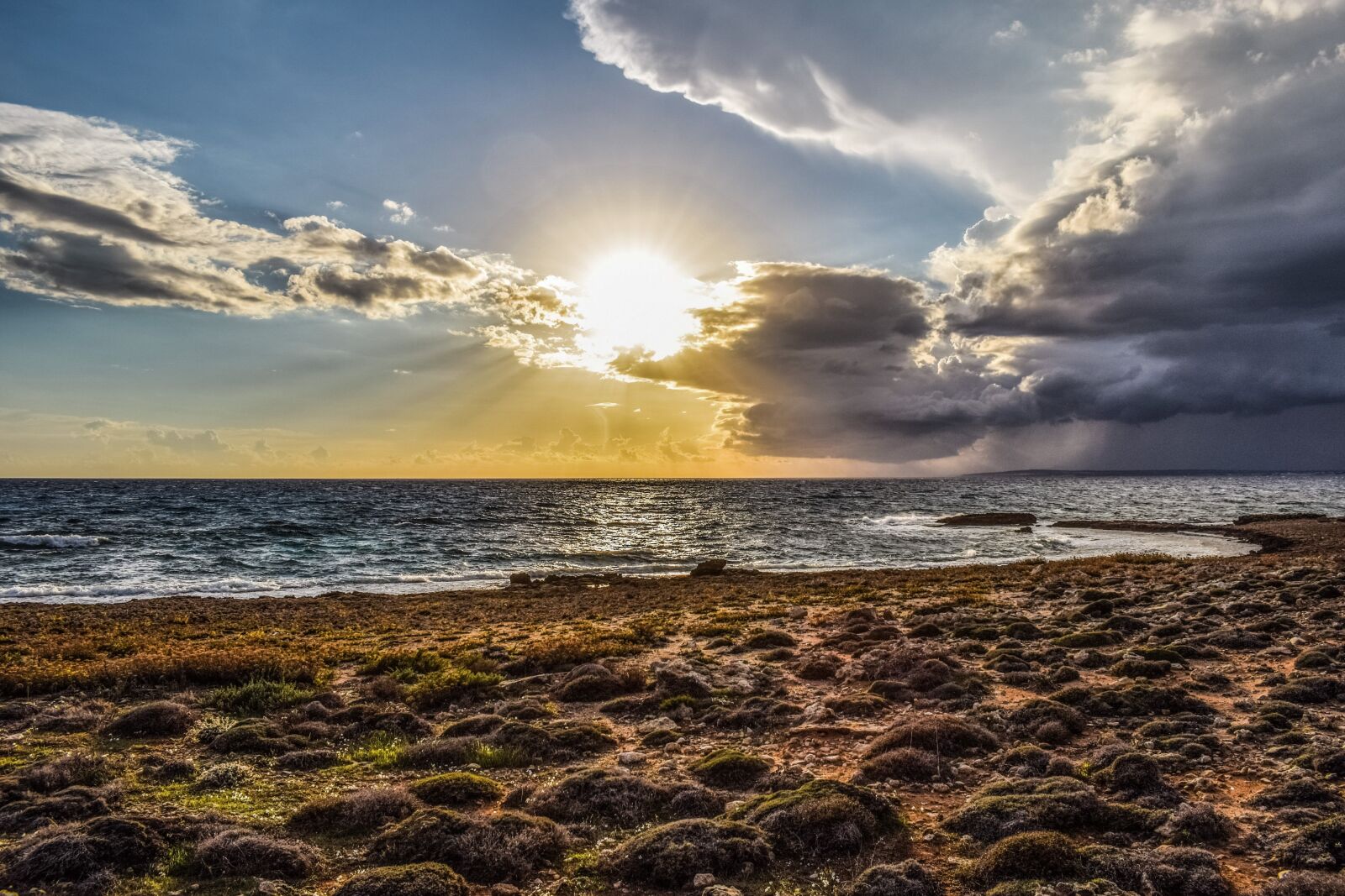 Nikon D3300 sample photo. Rocky coast, sky, clouds photography