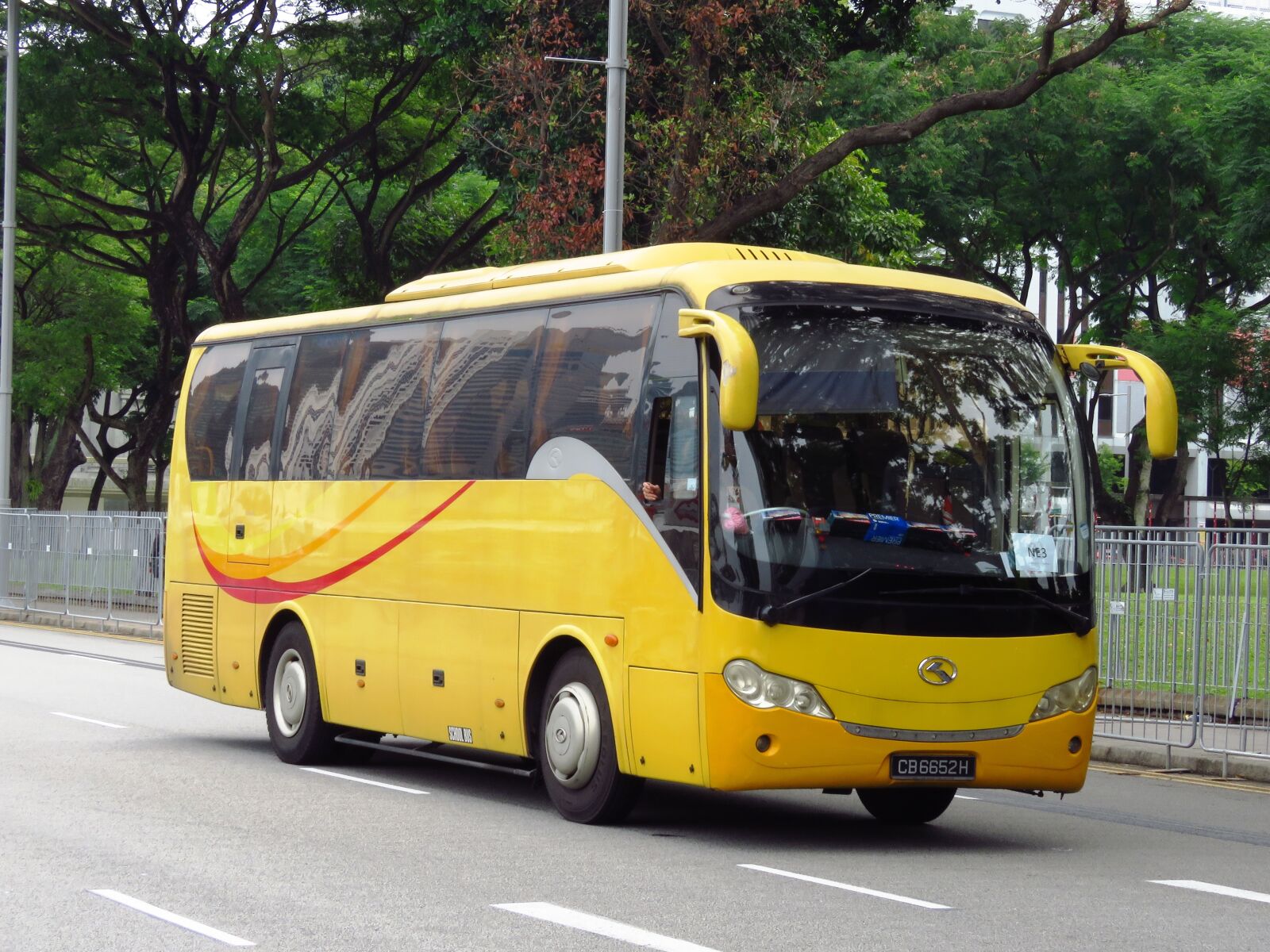 Canon PowerShot SX60 HS sample photo. Bus, singapore, transport photography
