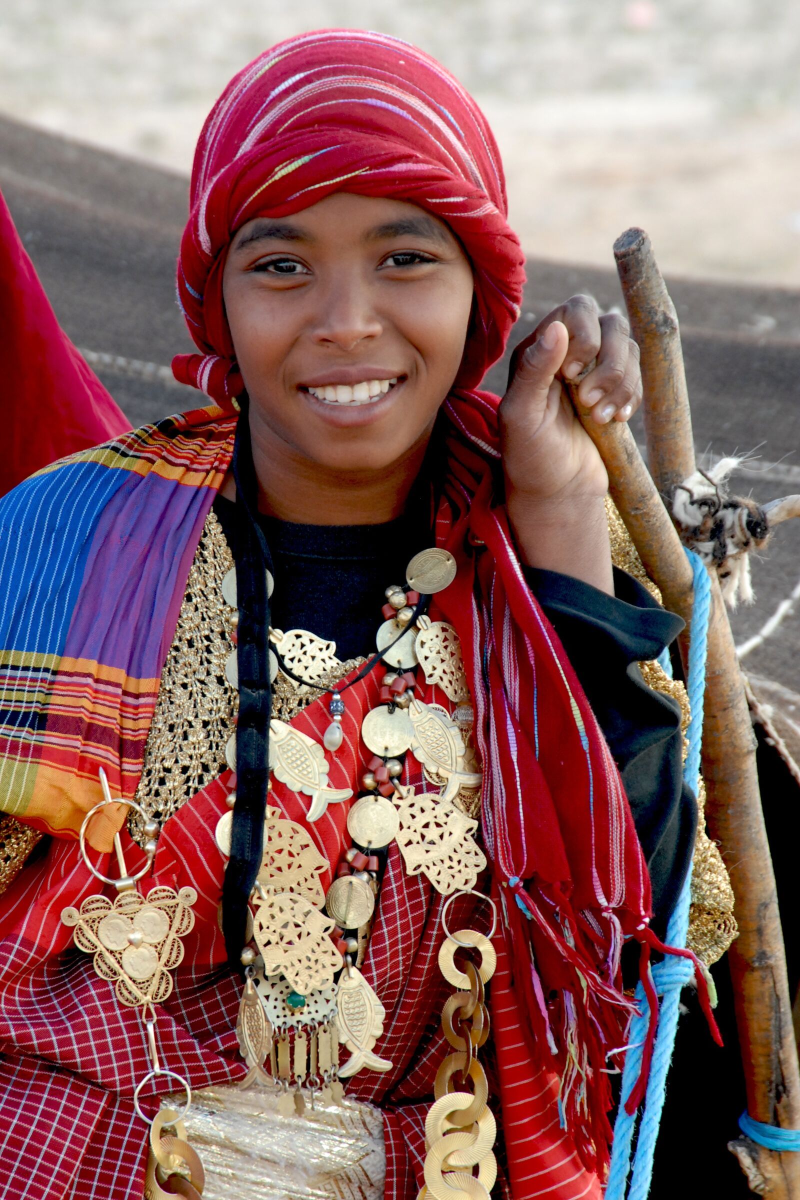 Nikon D200 sample photo. Tunisia, woman, jewellery photography