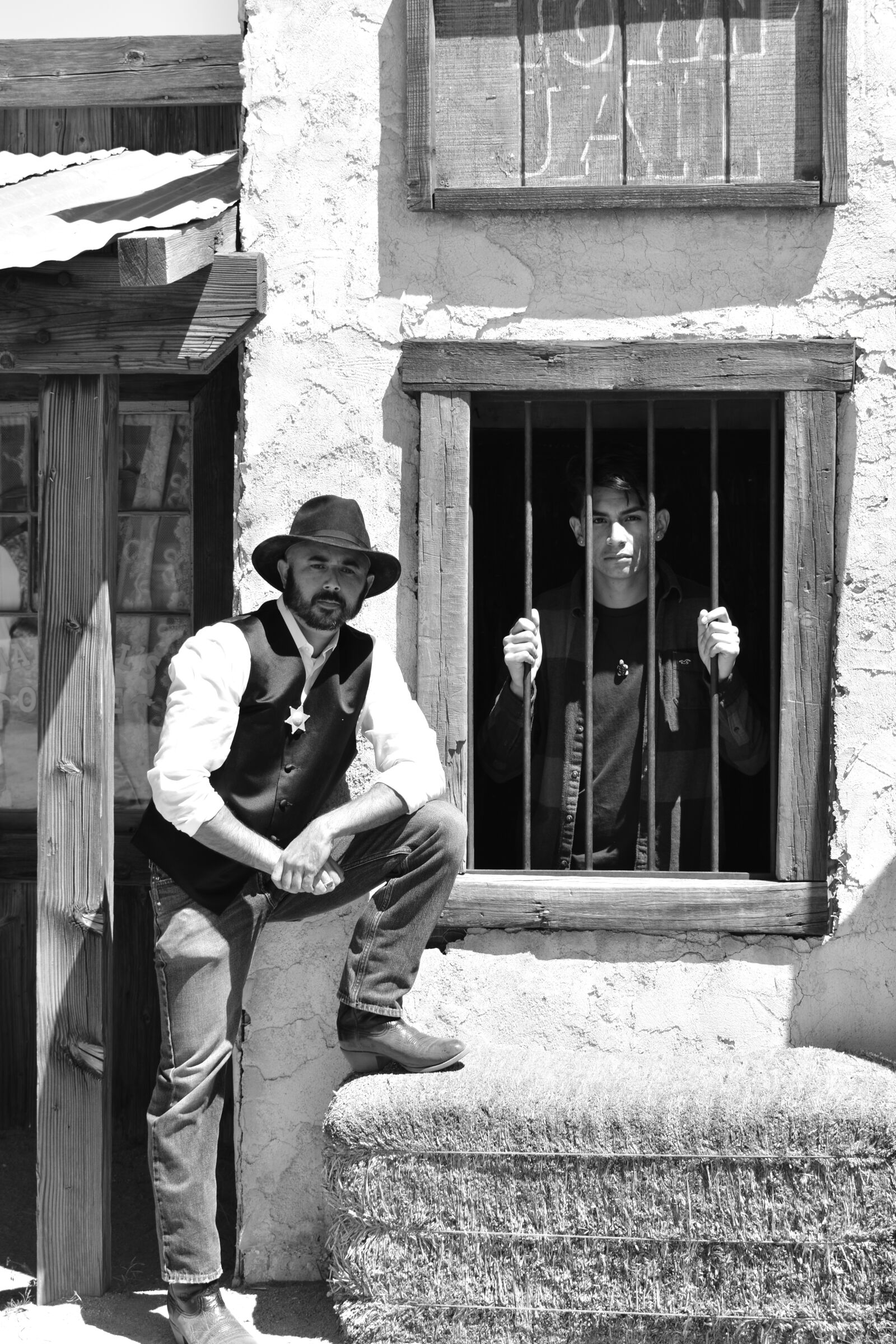 Nikon D3400 sample photo. Cowboy, western, jail house photography