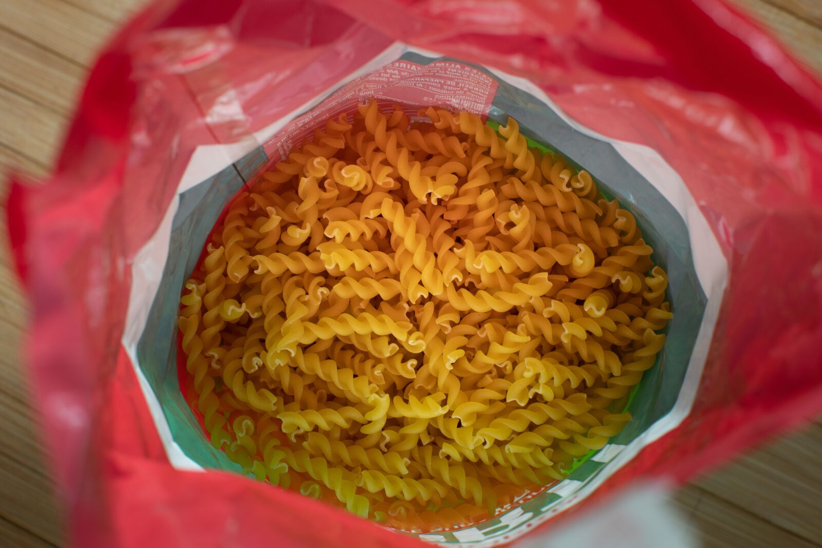 Nikon D500 sample photo. Pasta, bag, close up photography