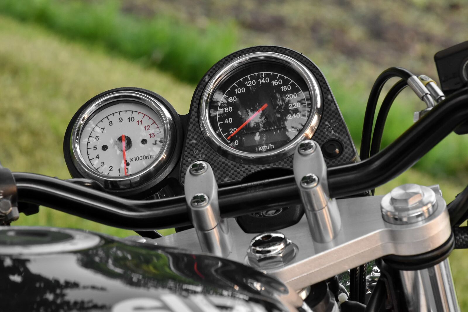 Nikon D5500 sample photo. Gauge, gearshift, minibike, modern photography