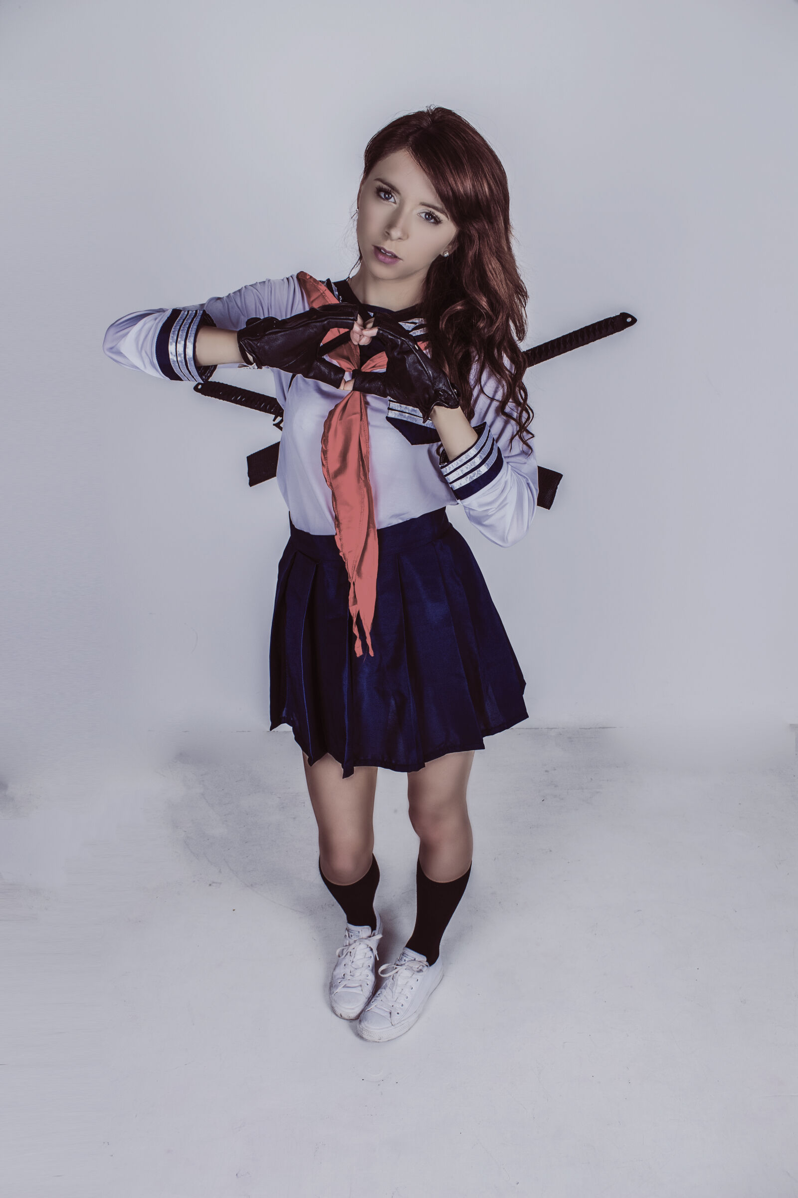 Canon EOS 600D (Rebel EOS T3i / EOS Kiss X5) sample photo. Cosplay, girl, school, girl photography