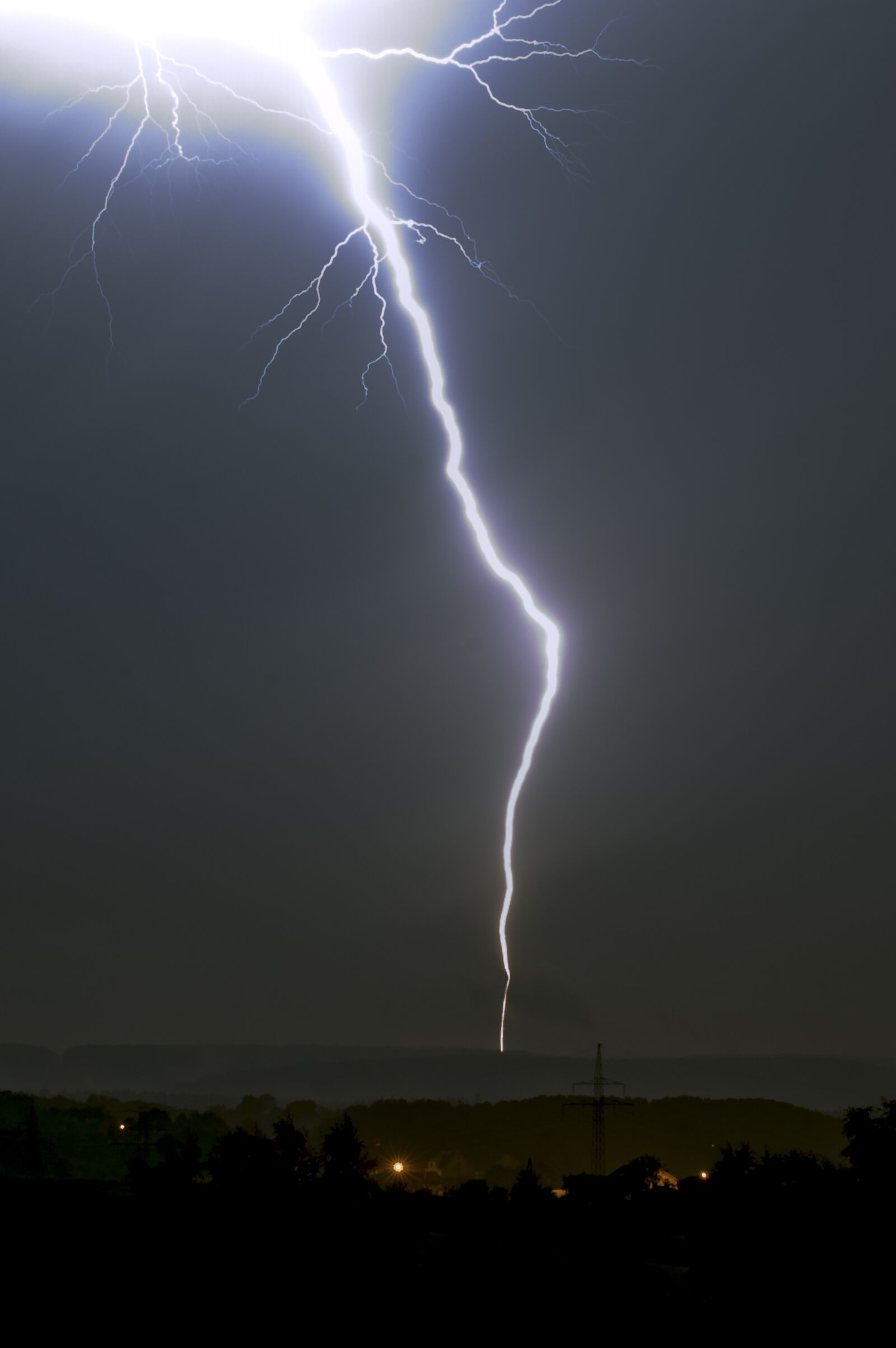 Nikon D3 sample photo. Storm, lightning, clouds photography