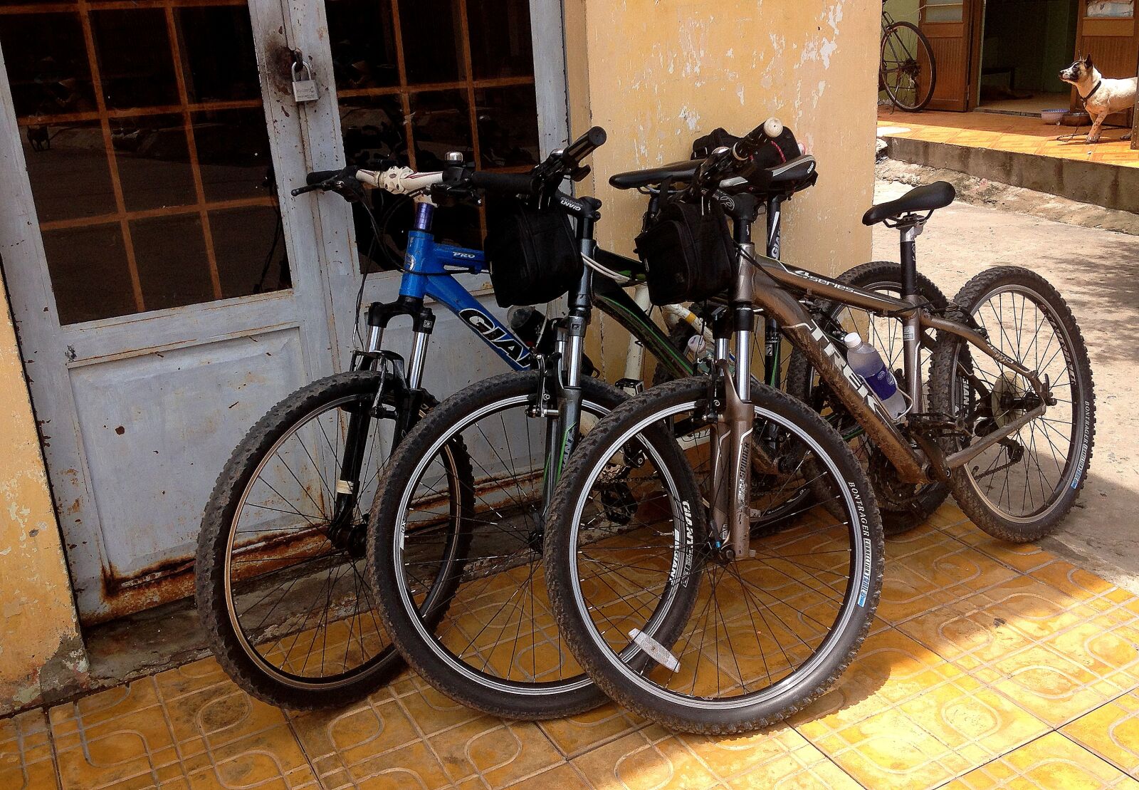 iPhone 5c back camera 4.12mm f/2.4 sample photo. Bikes, cycling, riding, vietnam photography
