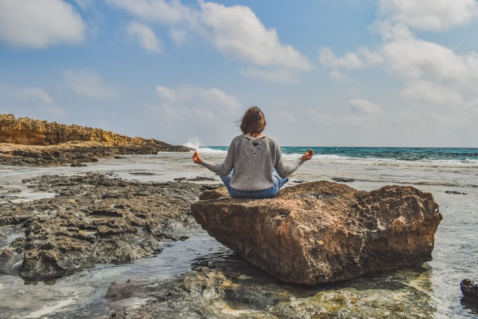 Nikon D3300 sample photo. Girl, meditation, nature photography