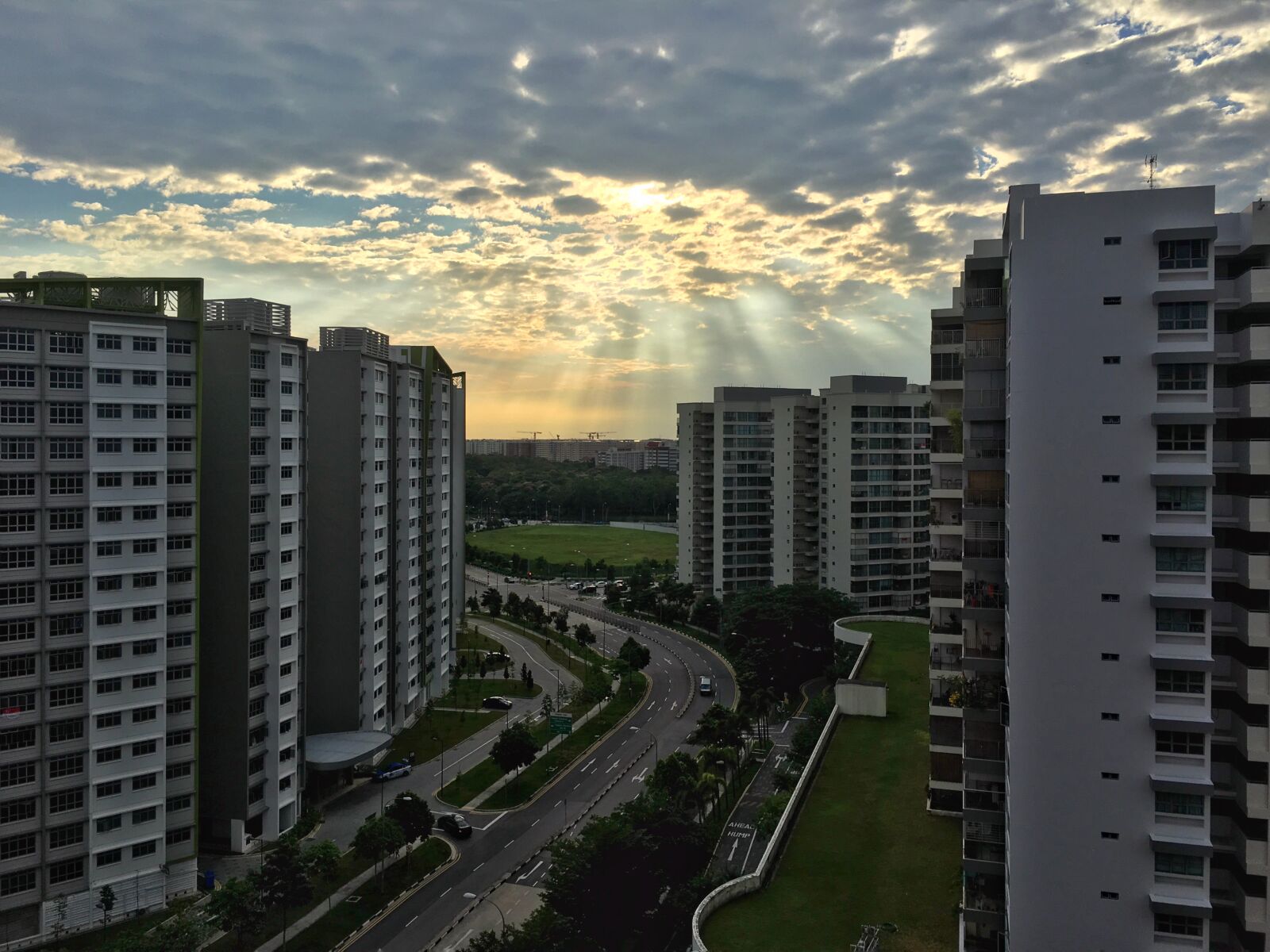 Apple iPhone 6s Plus sample photo. Architecture, building, landscape, morning photography