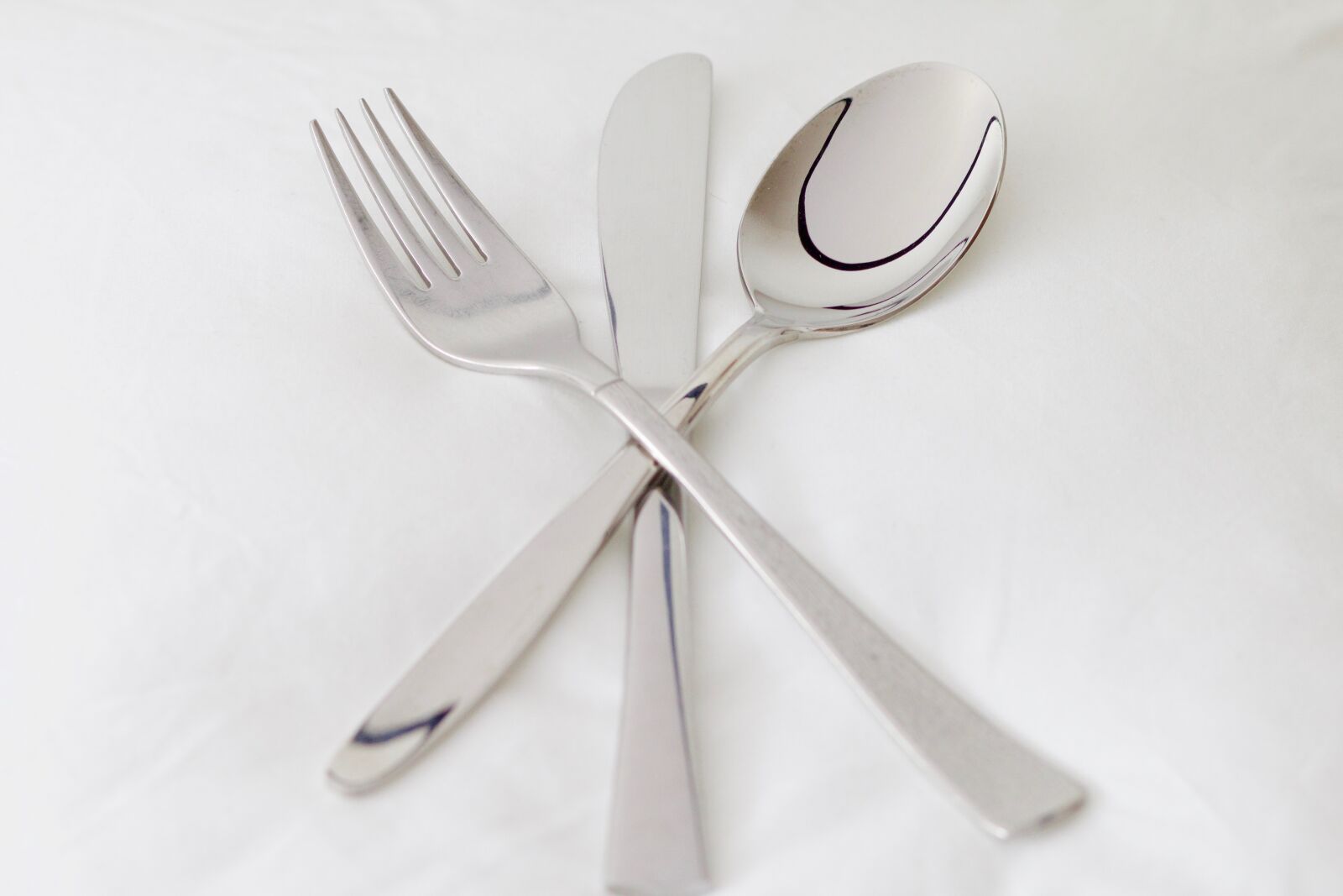 Canon EOS 70D + Canon EF 85mm F1.8 USM sample photo. Spoon, fork, knife photography