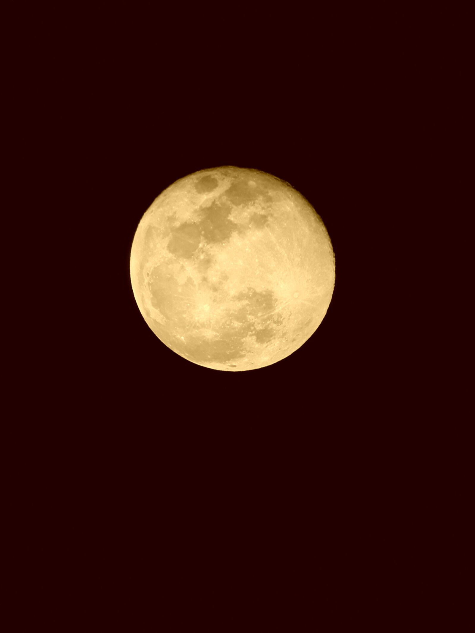 Samsung Galaxy J2 Core sample photo. Luna, sepia, astro photography