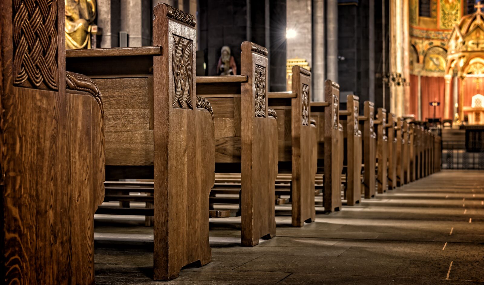 Nikon D3300 sample photo. Church, church pews, wood photography