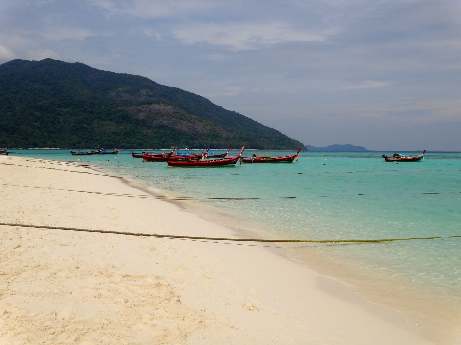 Sony DSC-TX20 sample photo. Thailand, beach, boat photography