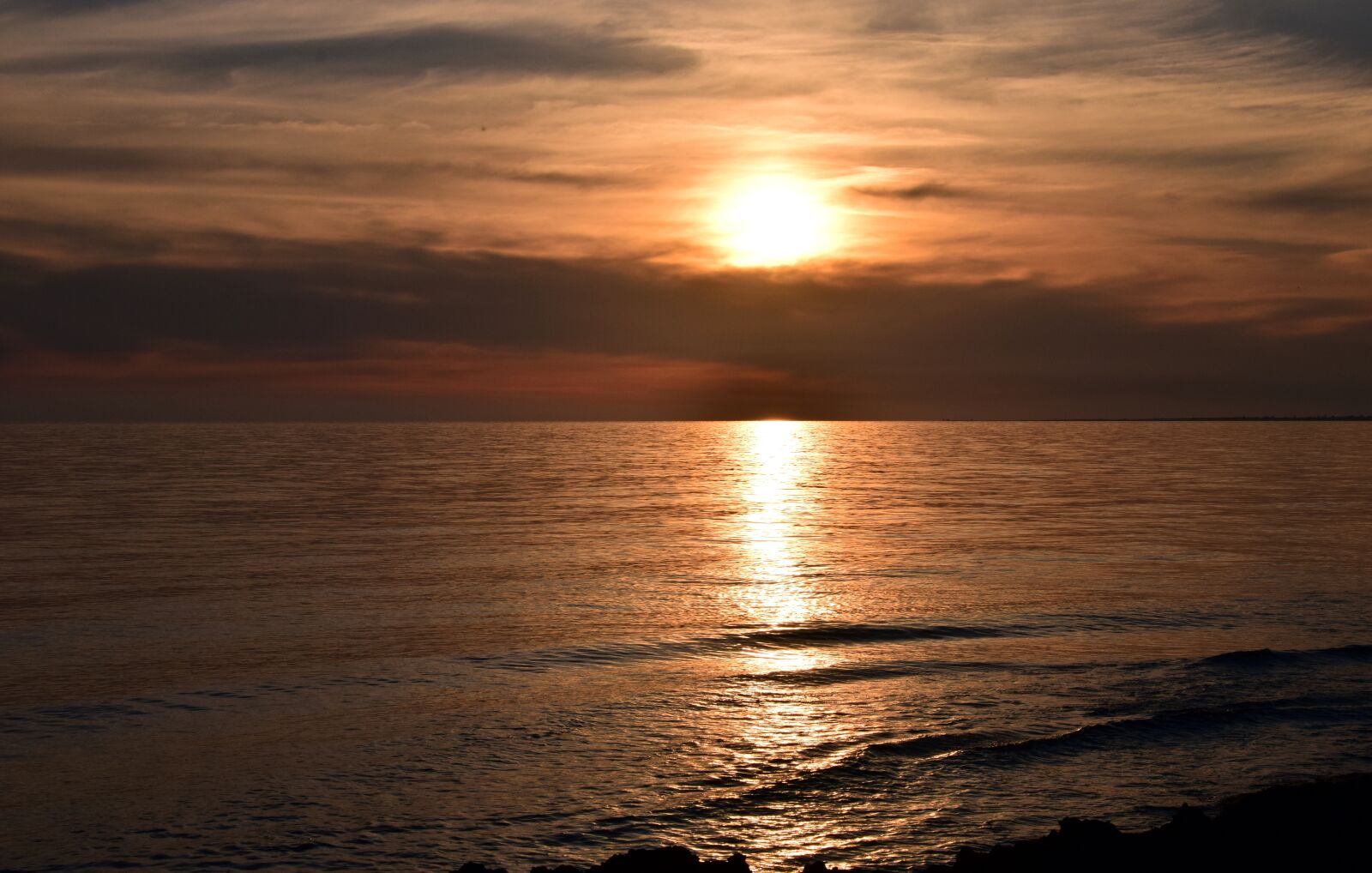 Nikon D3300 sample photo. Sunset, sea, abendstimmung photography