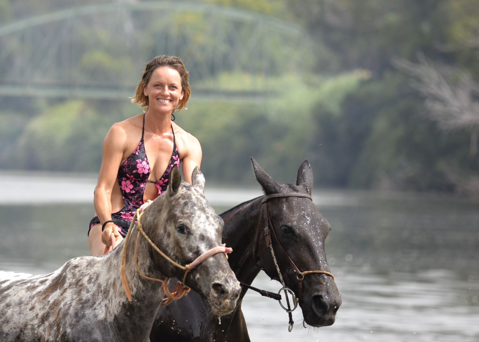 Nikon D610 sample photo. Woman, horse, ride photography